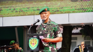 Sambut Peserta LONG MARCH, PangdamIII/SLW: Jangan Berhenti Untuk Belajar Berkembang