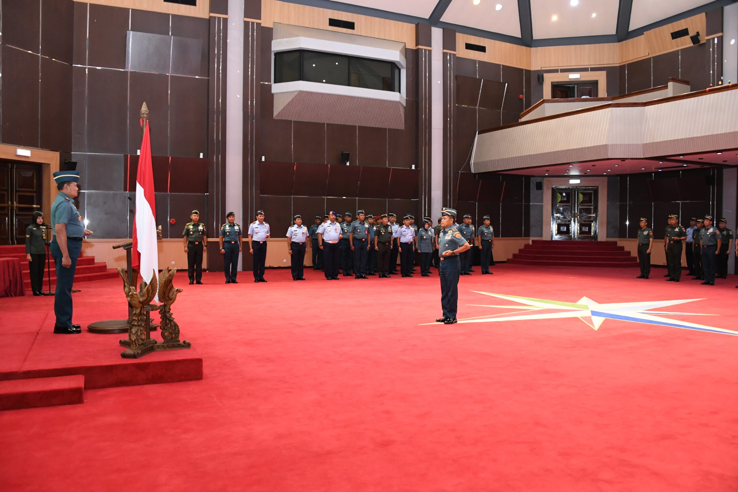 Panglima TNI Terima Laporan Korps Kenaikan Pangkat 15 Perwira Tinggi TNI