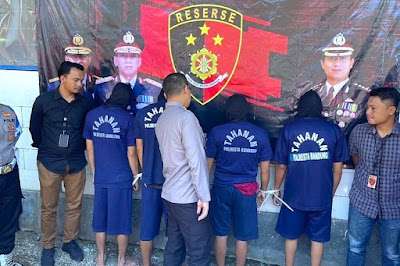 Gas LPG Subsidi di Baleendah Banyak Dioplos, Reserse Kriminal Polresta Bandung Berhasil Bekuk 4 Pelaku
