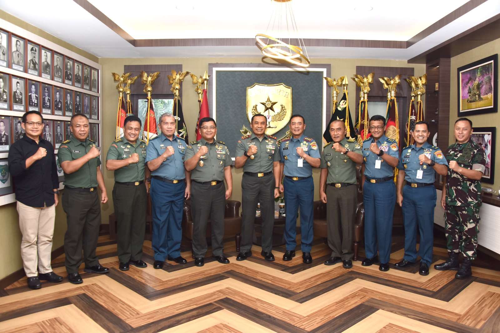 Pangkoarmada RI Courtesy Call Kepada Pangkoopsudnas