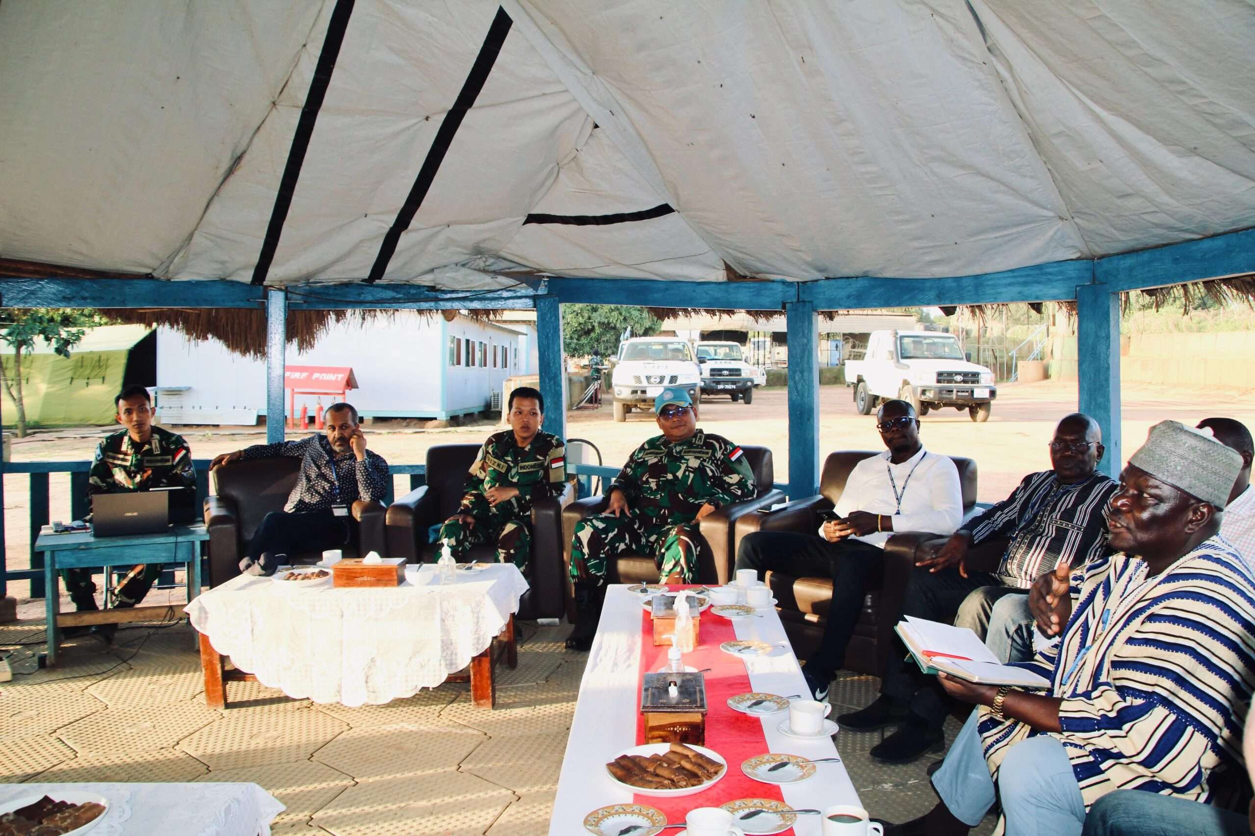Chief Service Delivery Kunjungi Satgas Indo RDB XXXIX-E /MONUSCO