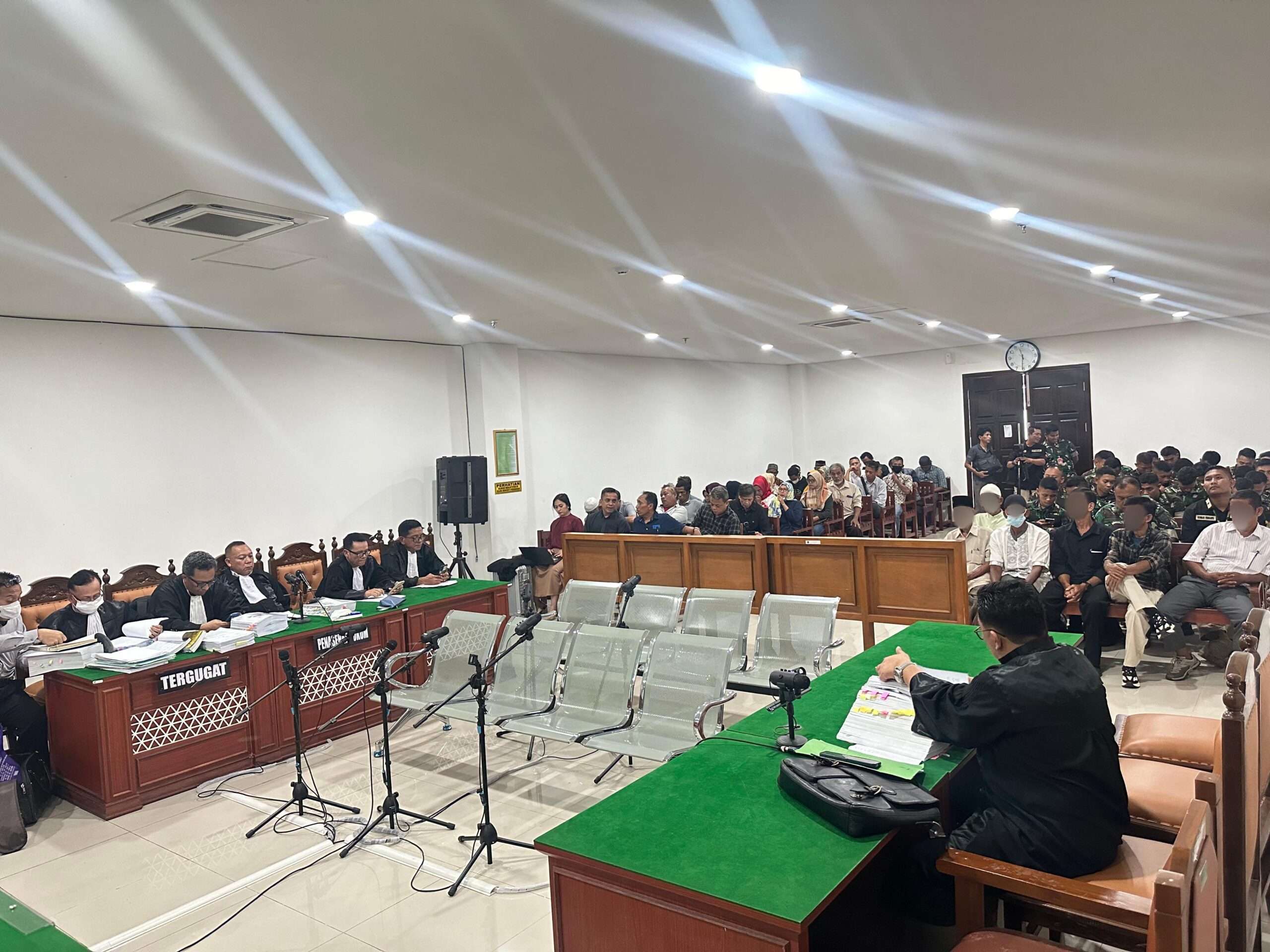 JPU Hadirkan Enam Orang Saksi Dalam Sidang Lanjutan Perkara Pidana Tanah Mabes TNI Di Jatikarya.