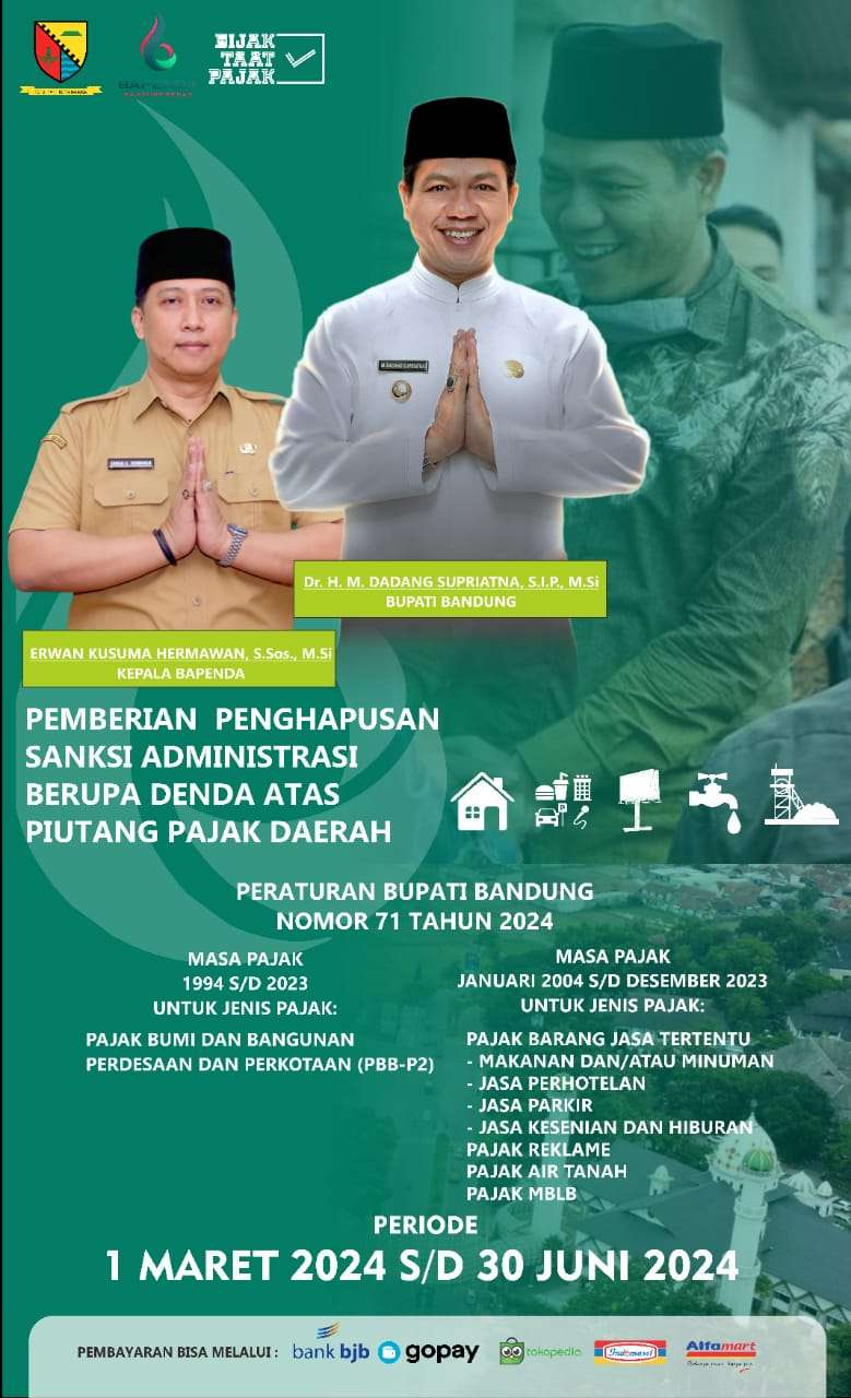 Bapenda: Pemberian Insentif Pajak Terobosan Bupati Bandung Jaga Stabilitas Ekonomi Daerah dan Masyarakat