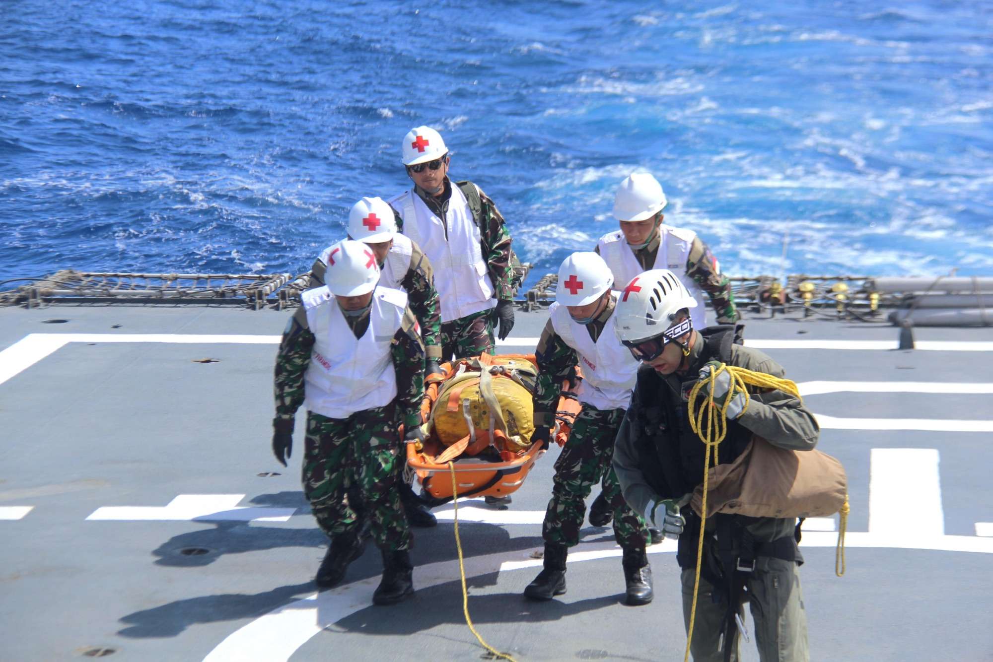 KRI Diponegoro-365 Laksanakan Latihan Bersama Dengan LAF-Air Force