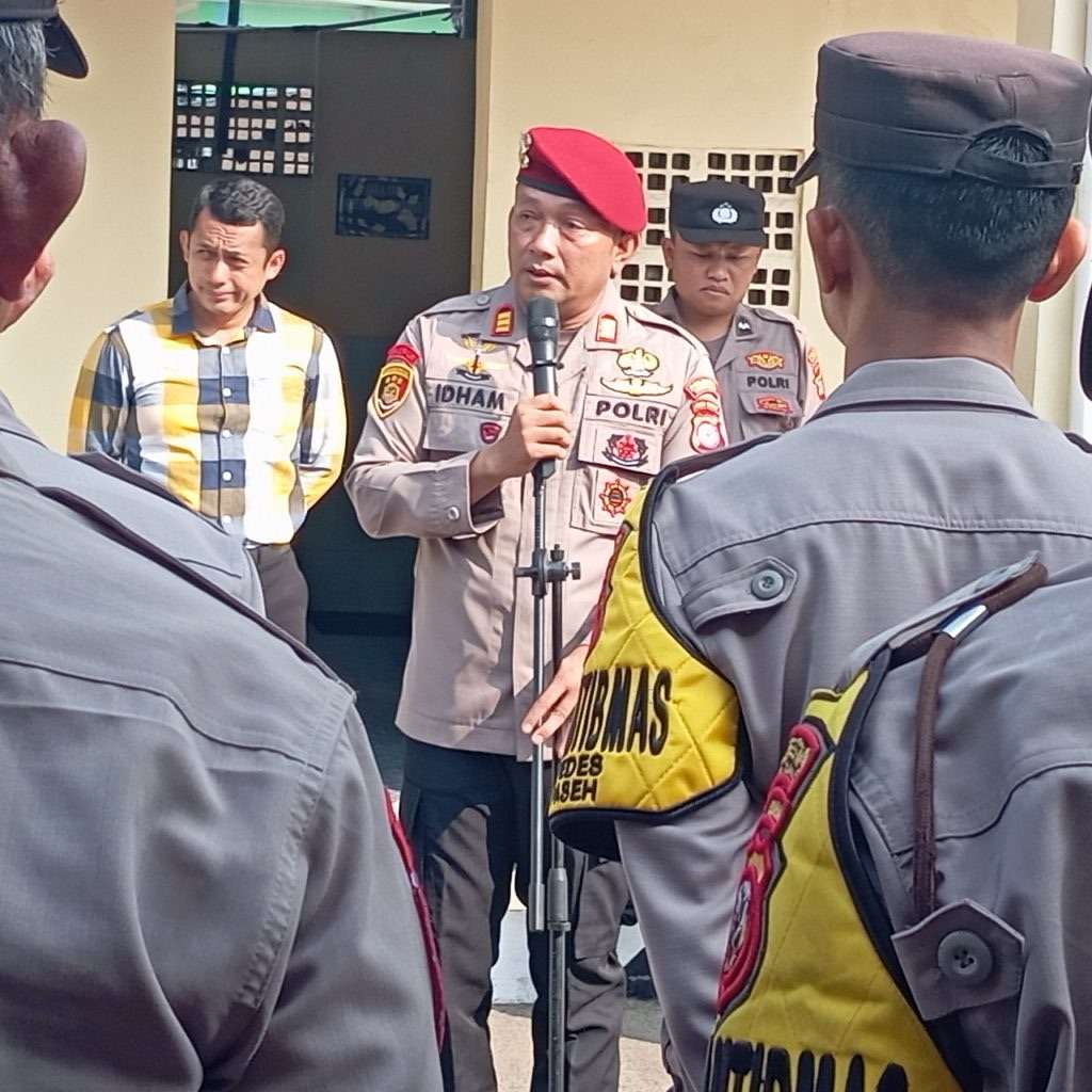 PIMPIN APEL TERAKHIR, AKP IDHAM CHALID S.H, M.M BERPESAN ” TERUSLAH BERBUAT BAIK KEPADA SIAPAPUN “