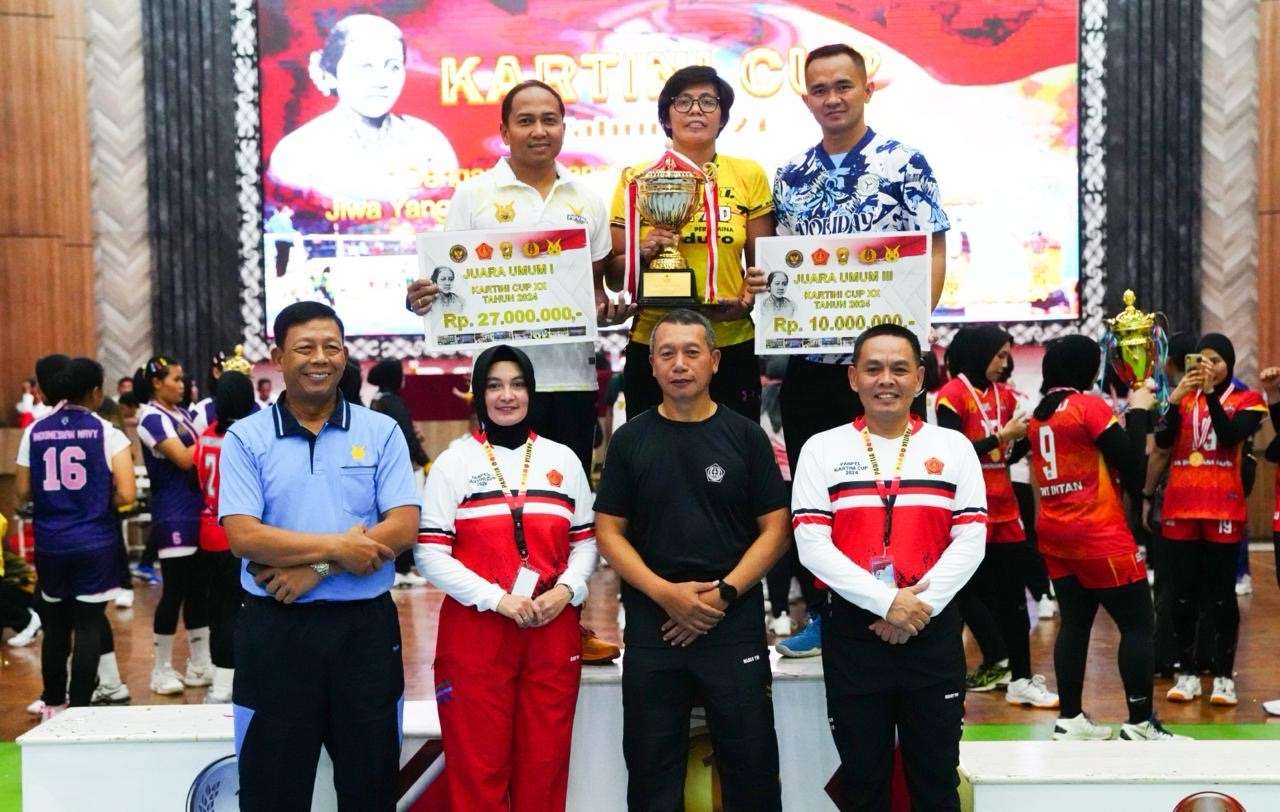 Pertandingan Bola Voli Kartini Cup XX Tahun 2024 Resmi Ditutup