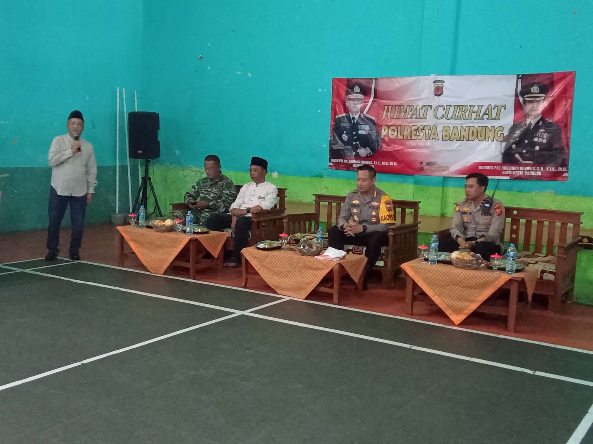 Apresiasi dan Dukungan Camat Cimaung dalam Acara Jumat Curhat Kapolresta Bandung bersama Masyarakat