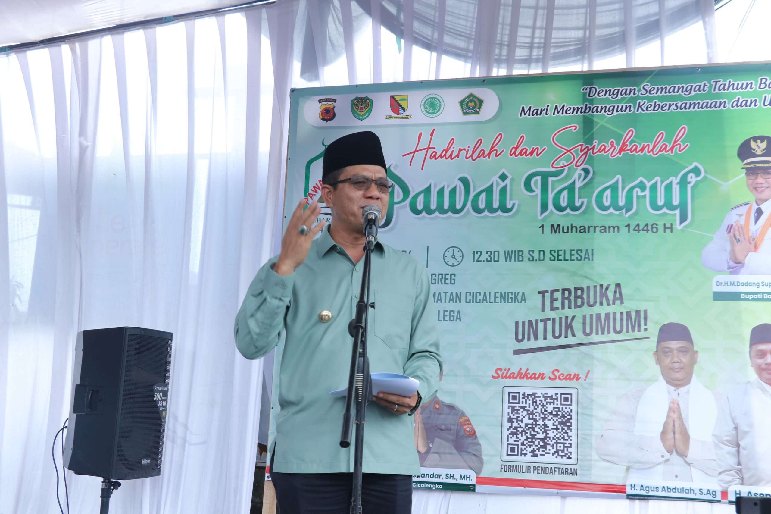 Peringati Tahun Baru Islam 1 Muharram 1446 Hijriah, Bupati Bandung Lepas Ribuan Peserta Pawai Ta’aruf di Kecamatan Cicalengka