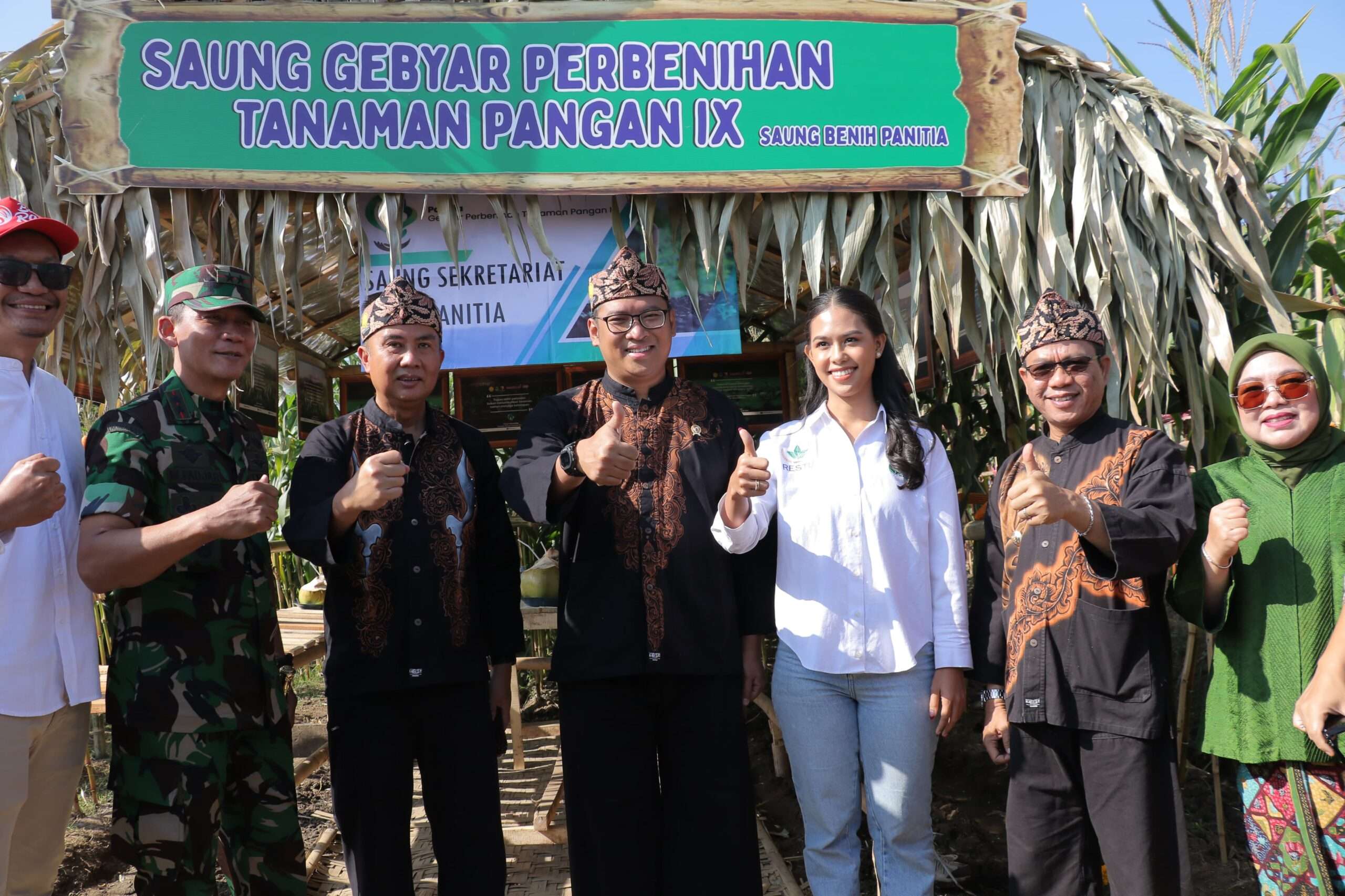 Bupati Bandung Ucapkan Selamat Datang Kepada Wamen Pertanian pada Giat GPTPN IX/2024