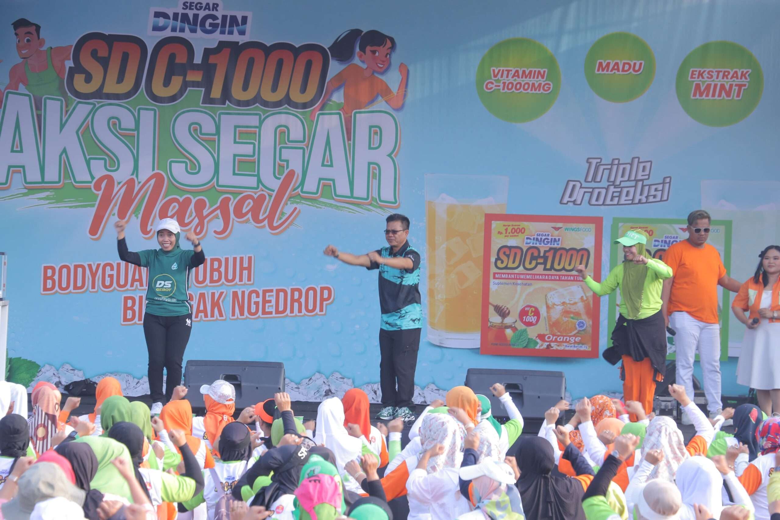 Senam Segar dan Bugar, Kang DS Sebut Rata-rata Usia Masyarakat Kabupaten Bandung 74,27 Tahun