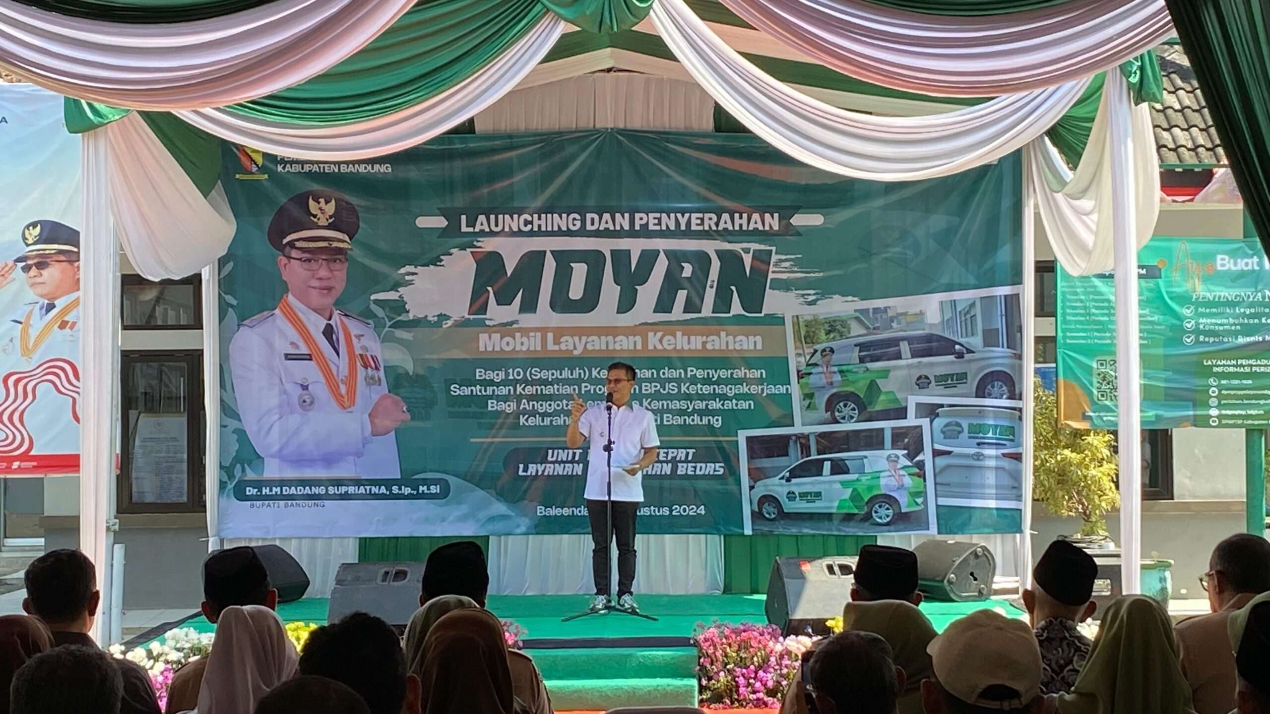 Melalui Program PSPKB, Bupati Dadang Supriatna Sebut Setiap RW Mendapatkan Bantuan Rp. 100 Juta