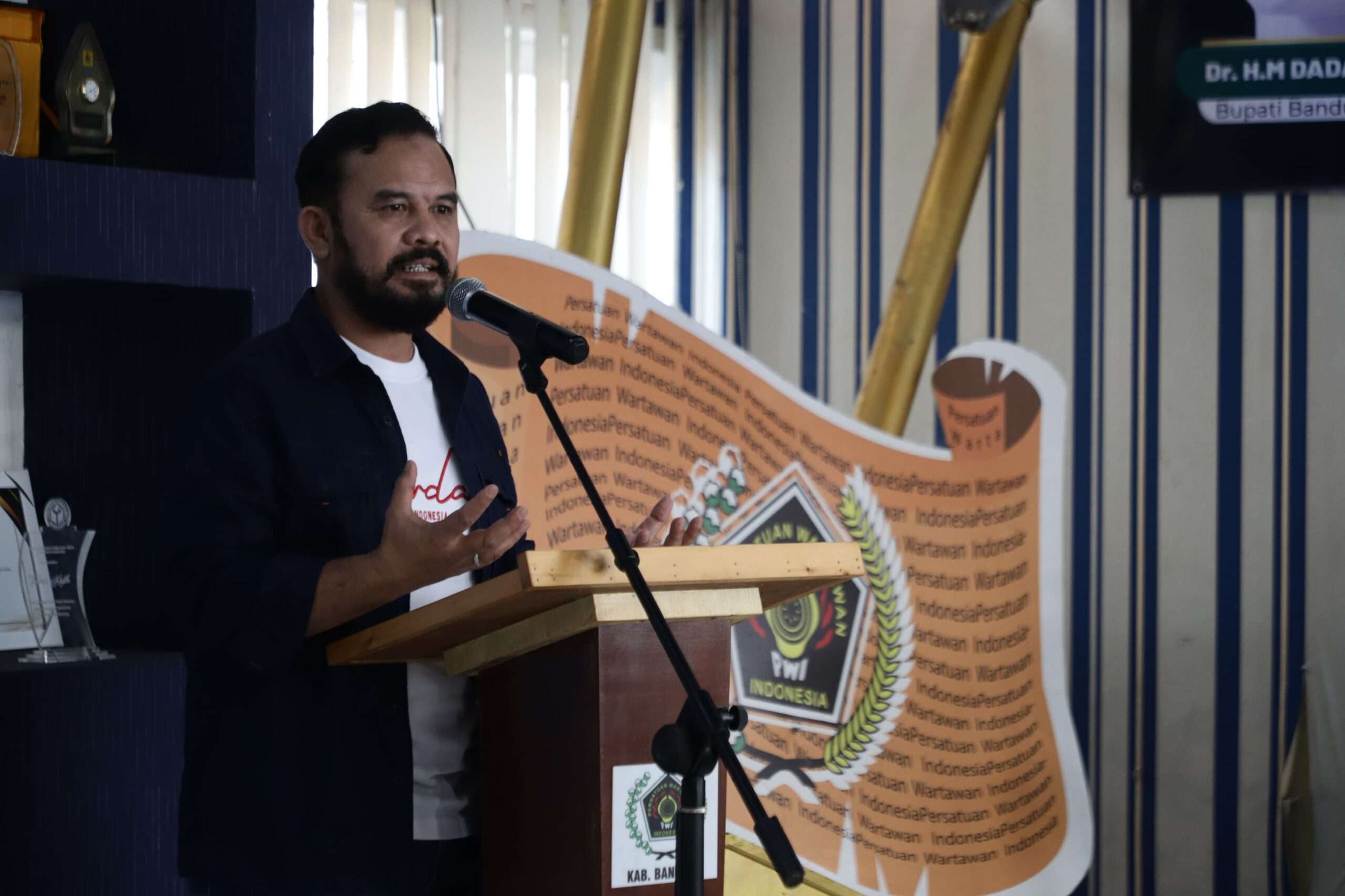 Rapat Kerja PWI, Yosep Nugraha : Wartawan Merupakan Bagian Dari Unsur Pembangunan Guna Wujudkan Kabupaten Bandung Semakin BEDAS