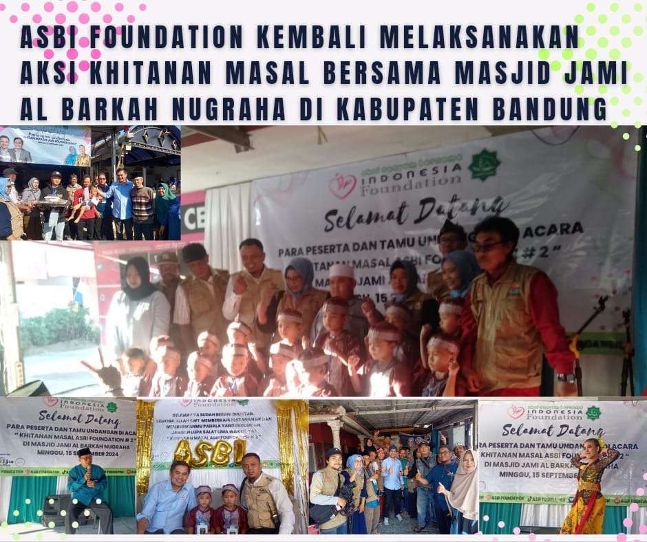 Apresiasi Aksi Kemanusiaan, Sahrul Gunawan S.E Hadiri Acara Khitanan Massal ASBI Foundation
