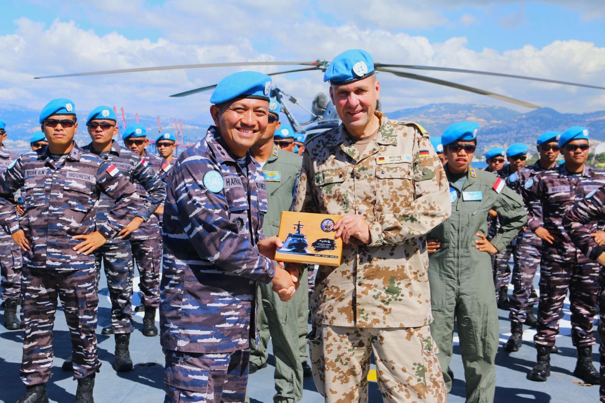 Satgas MTF TNI XXVIII-O/UNIFIL Terima Kunjungan Kehormatan MTF Commander&nbsp;