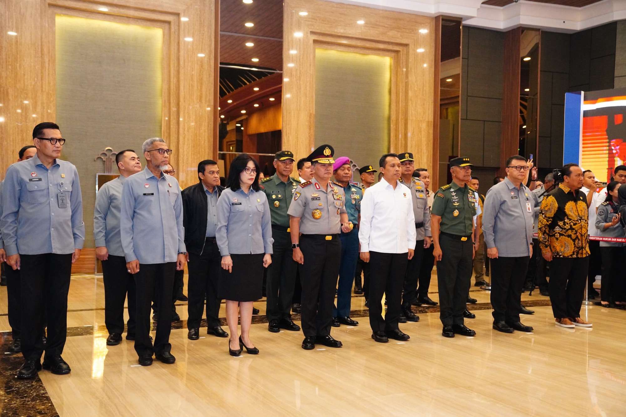 Kasum TNI Hadiri Pelantikan dan Sertijab Sekjen Kemenkumham RI