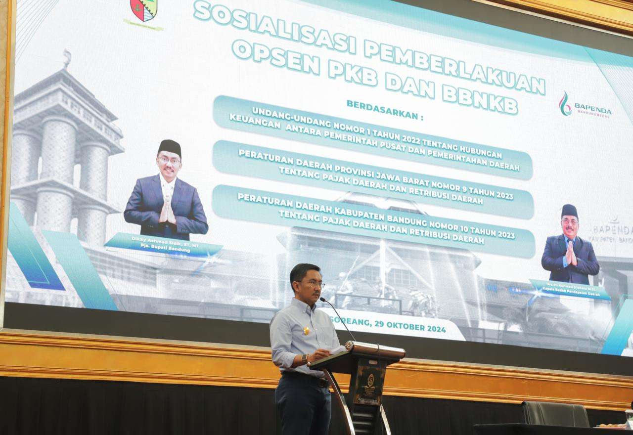 Pjs. Bupati Bandung: Pendapatan Pajak dari Masyarakat untuk Kegiatan Pembangunan di Kabupaten Bandung