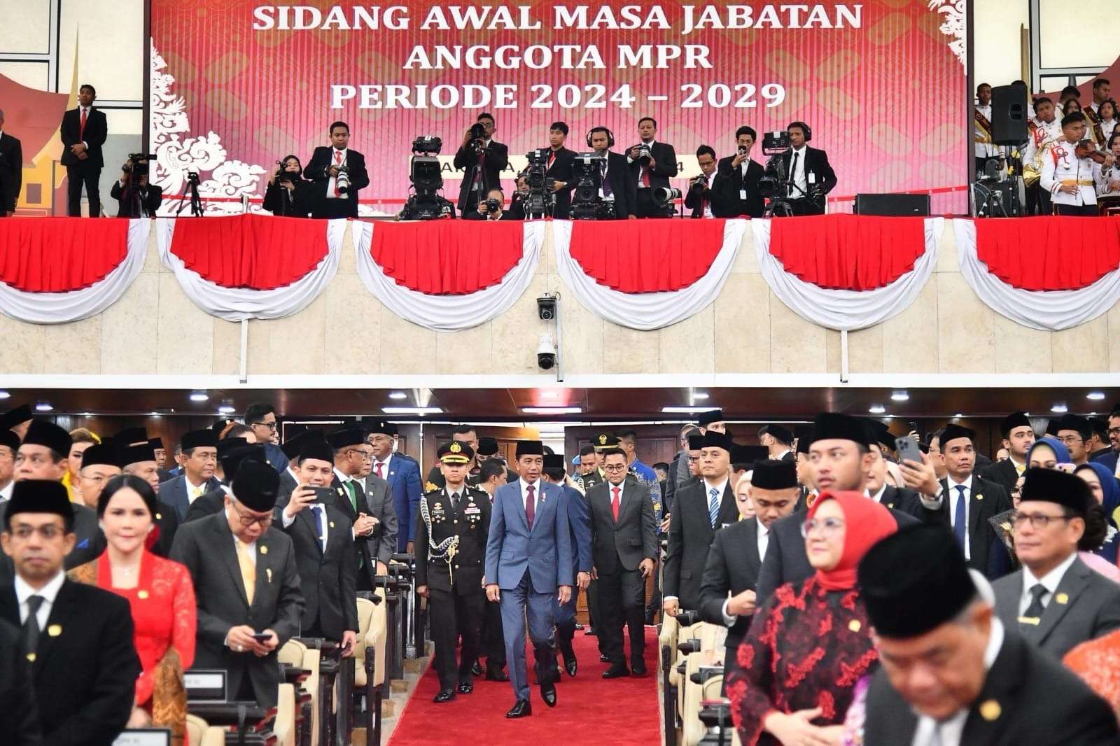 Panglima TNI Dampingi Presiden RI Hadiri Pelantikan Anggota MPR, DPR dan DPD RI
