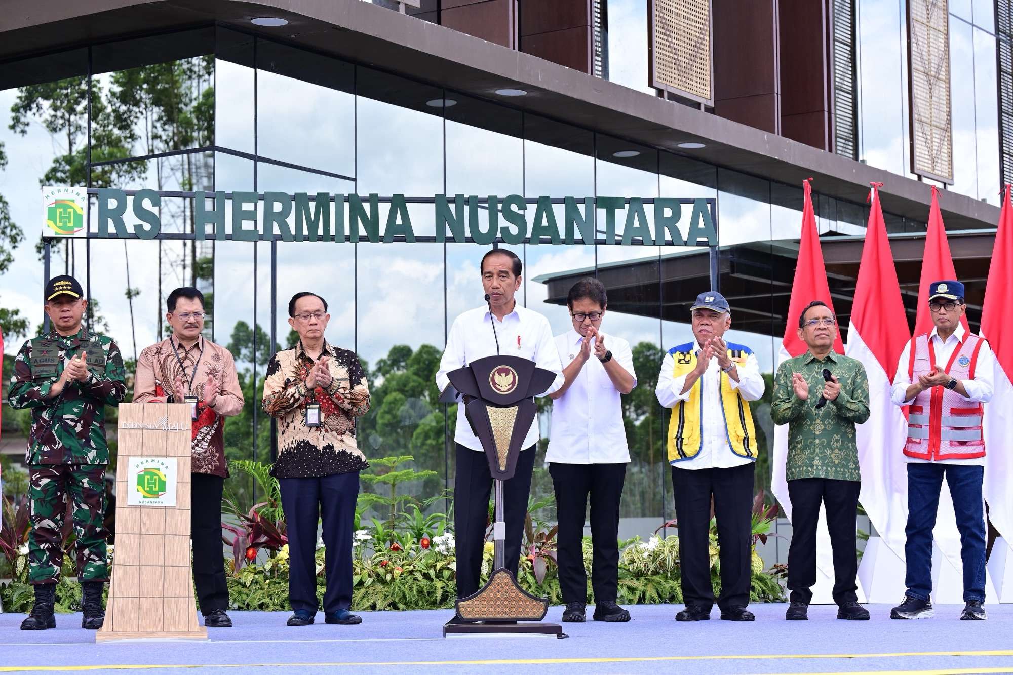 Panglima TNI Dampingi Presiden RI Resmikan RS Hermina Nusantara di IKN