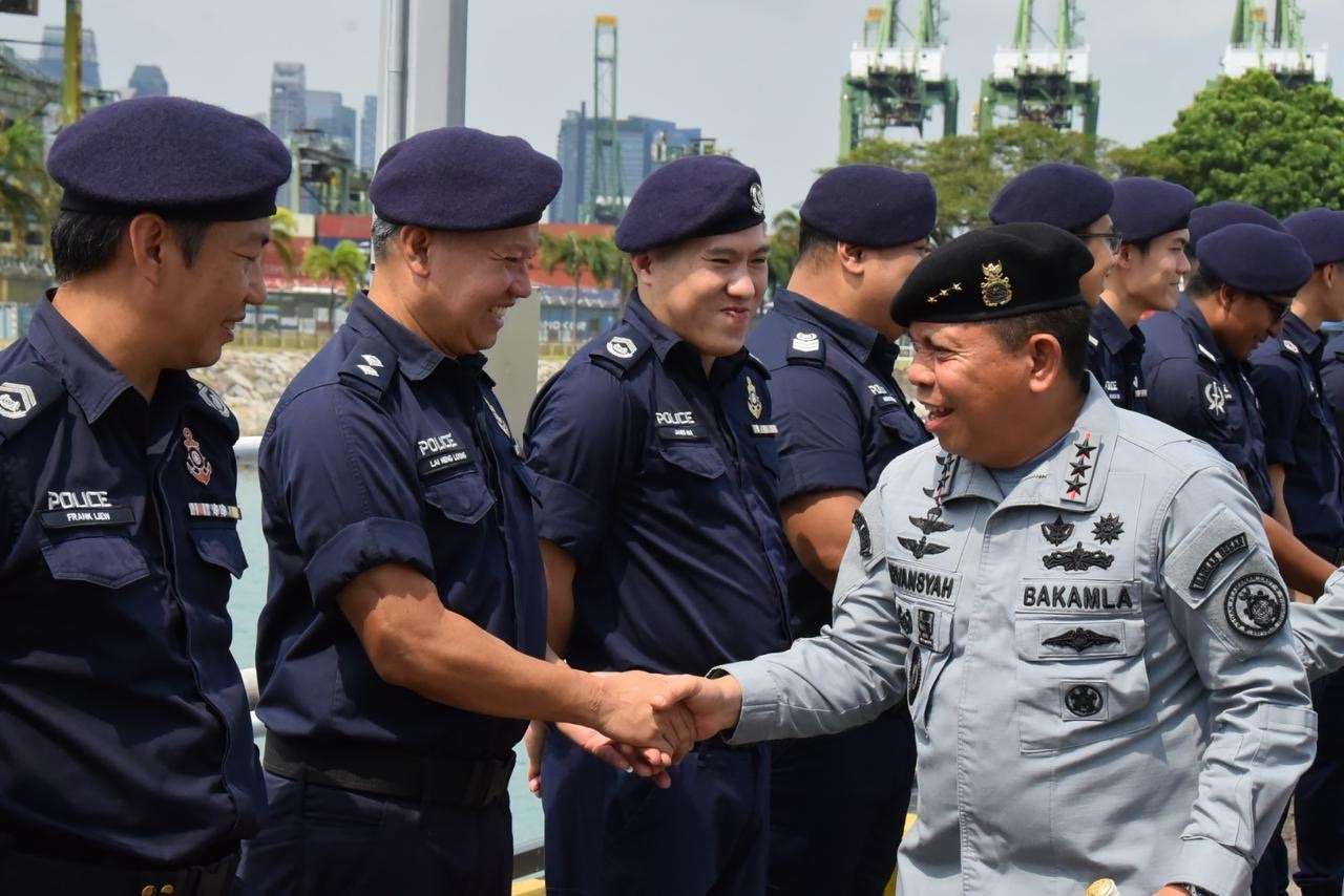 Bakamla RI Pererat Sinergitas dengan Singapore Police Coast Guard