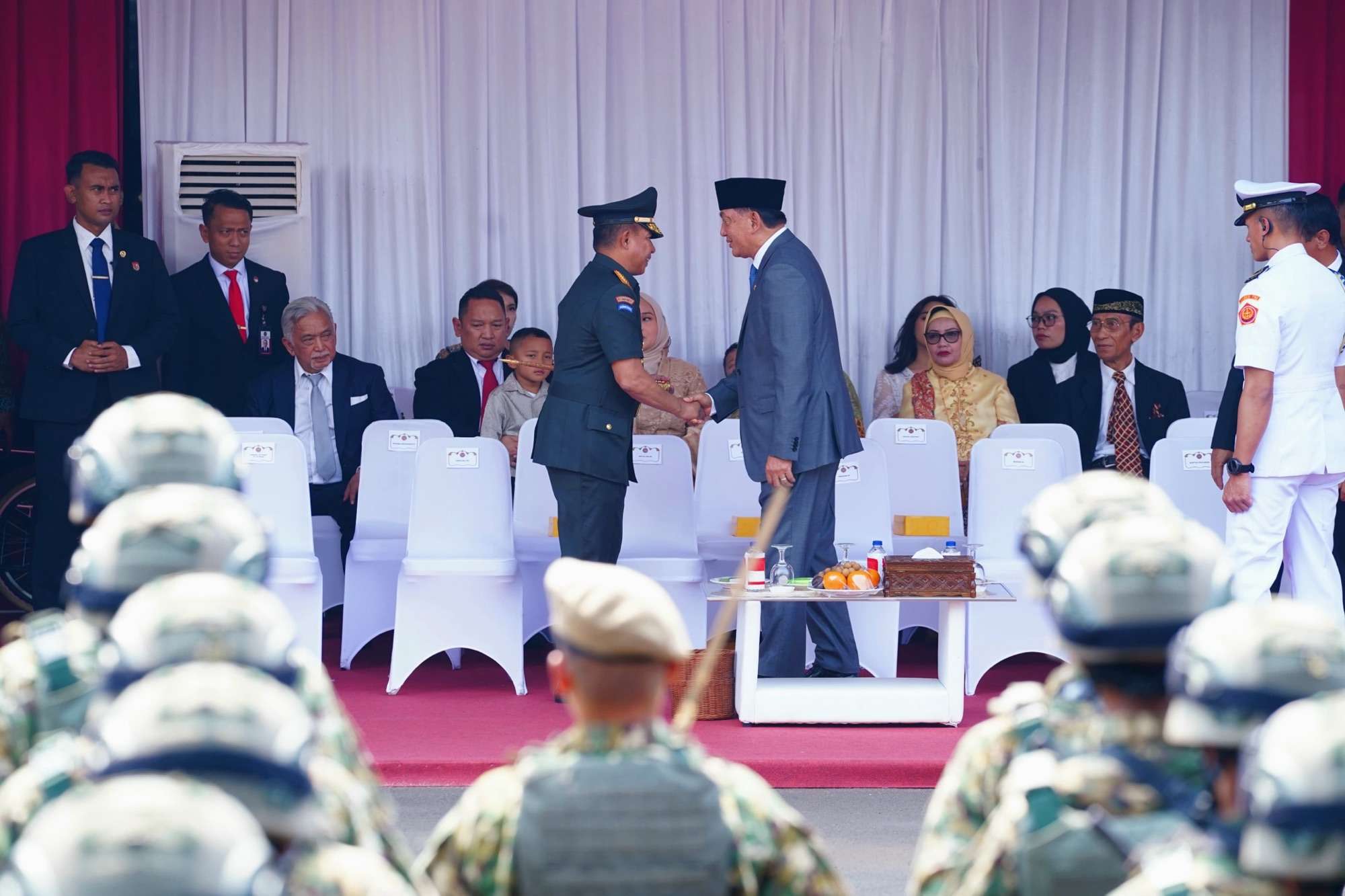 Panglima TNI Hadiri Upacara Penyerahan Memorandum Menteri Pertahanan RI