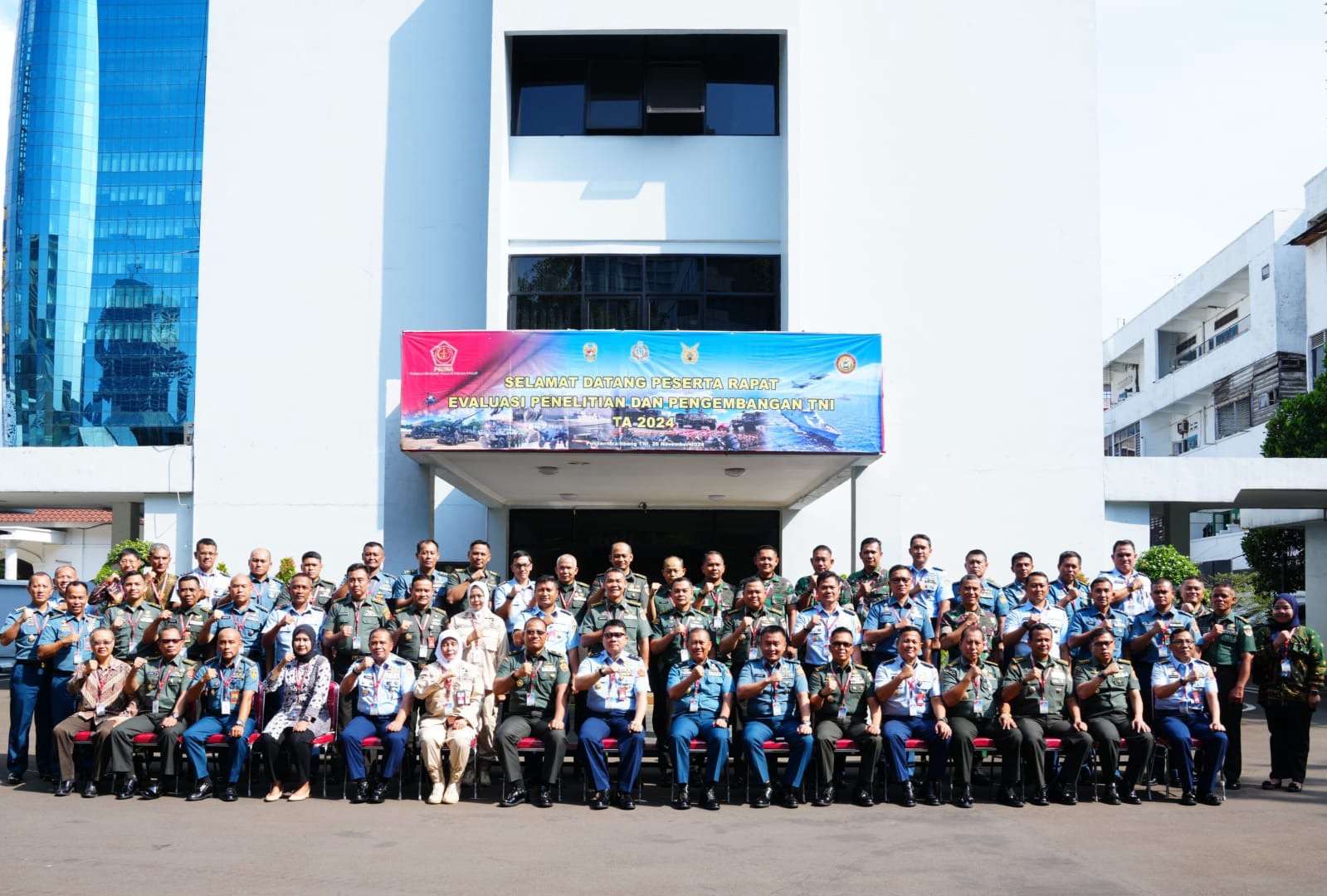 Kapusjianstralitbang TNI Buka Rapat Evaluasi Litbang TNI TA 2024