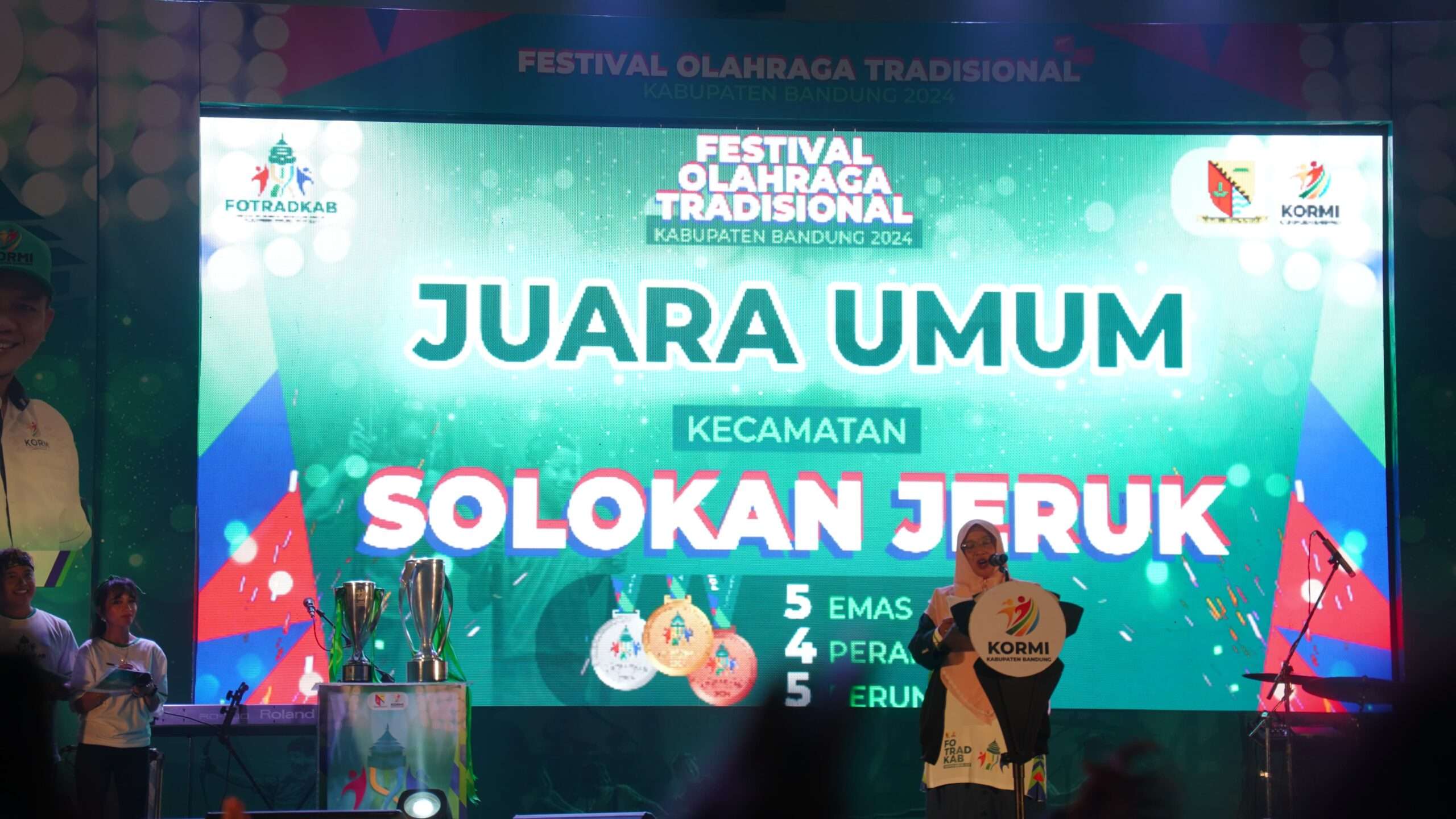 KORMI Gelar Fortradkab 2024: Kecamatan Solokanjeruk Raih Juara Umum