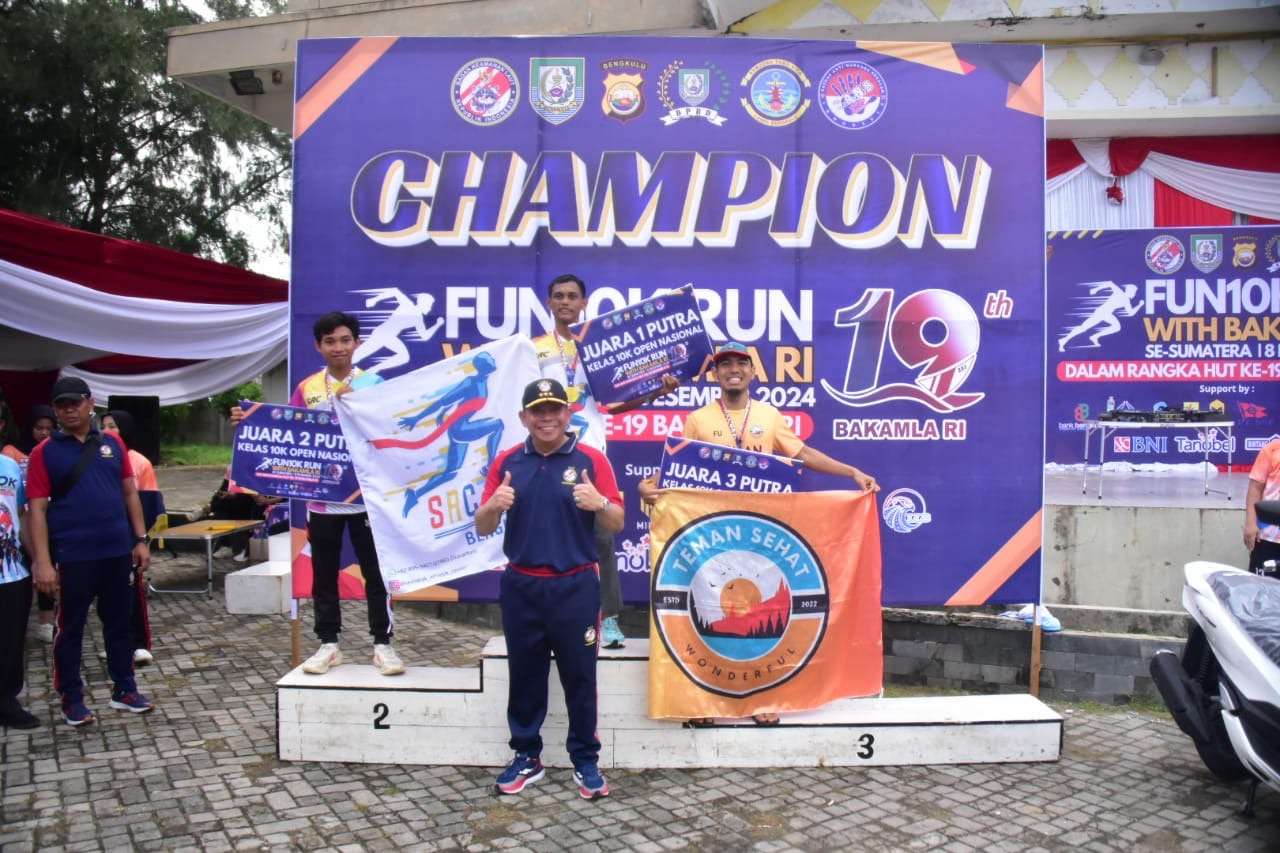 1.300 Pelari Ramaikan Bakamla RI Fun Run di Bengkulu