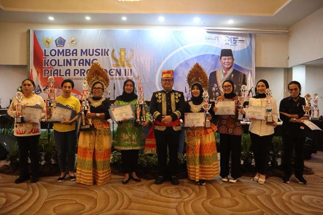 DWP Bakamla RI Raih Juara 1 di Lomba Musik Kolintang Piala Presiden