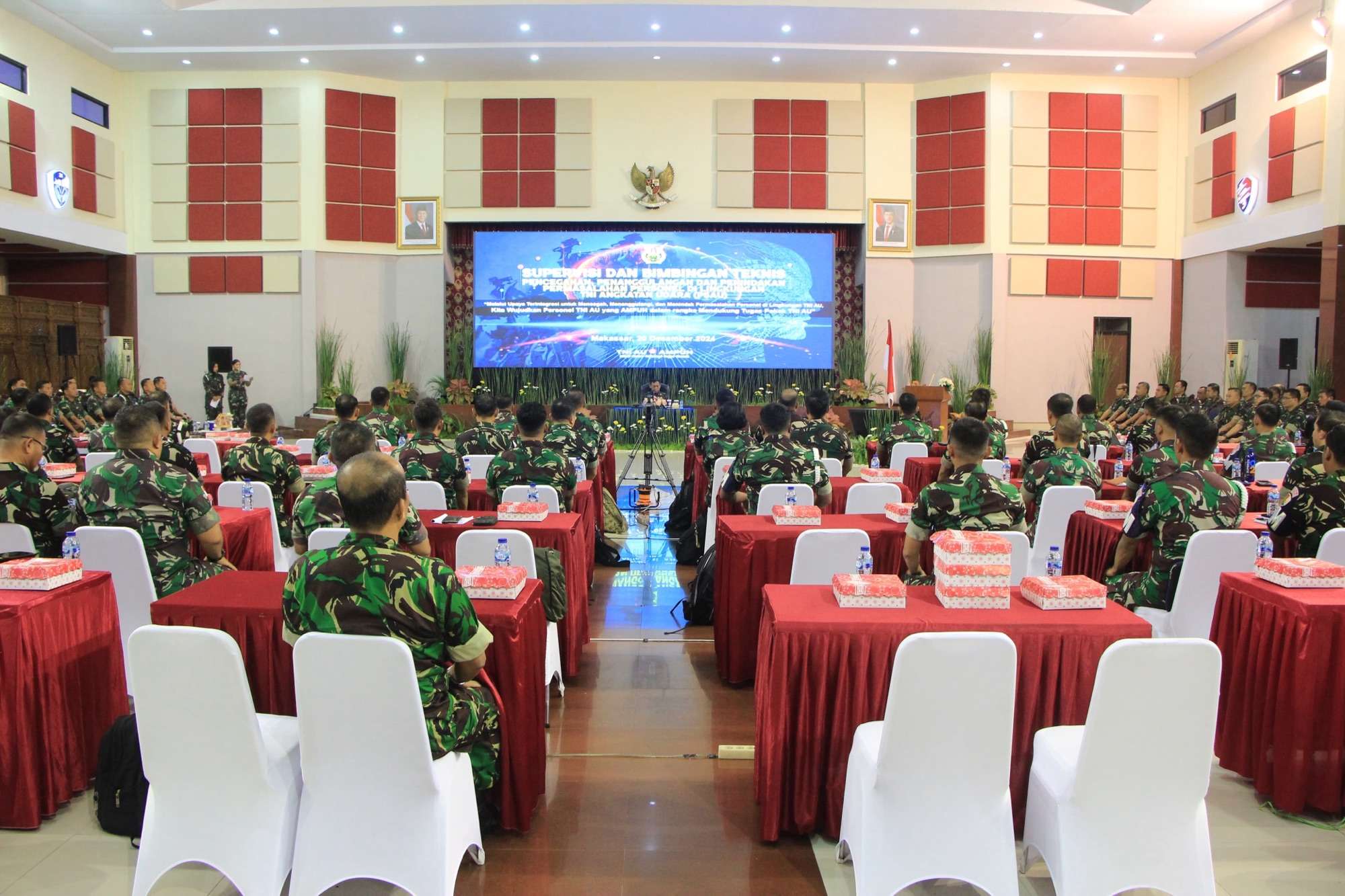 Danlanud Sultan Hasanuddin Hadiri Supervisi Dan Bimtek P5AU Di Koopsud II