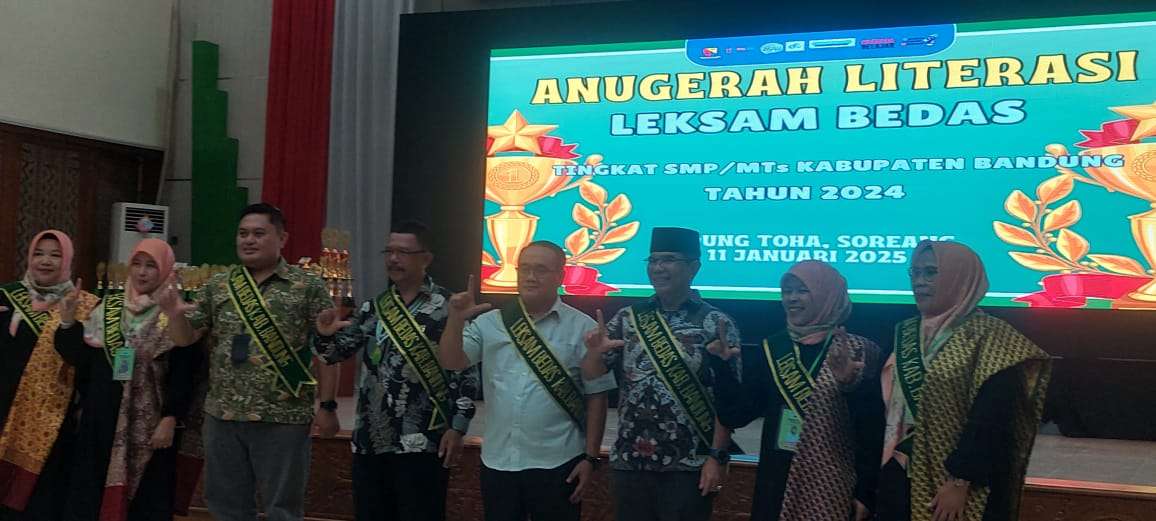 Anugerah Literasi Leksam Bedas Memberikan Penghargaan Kepada Insan Literat Kabupaten Bandung