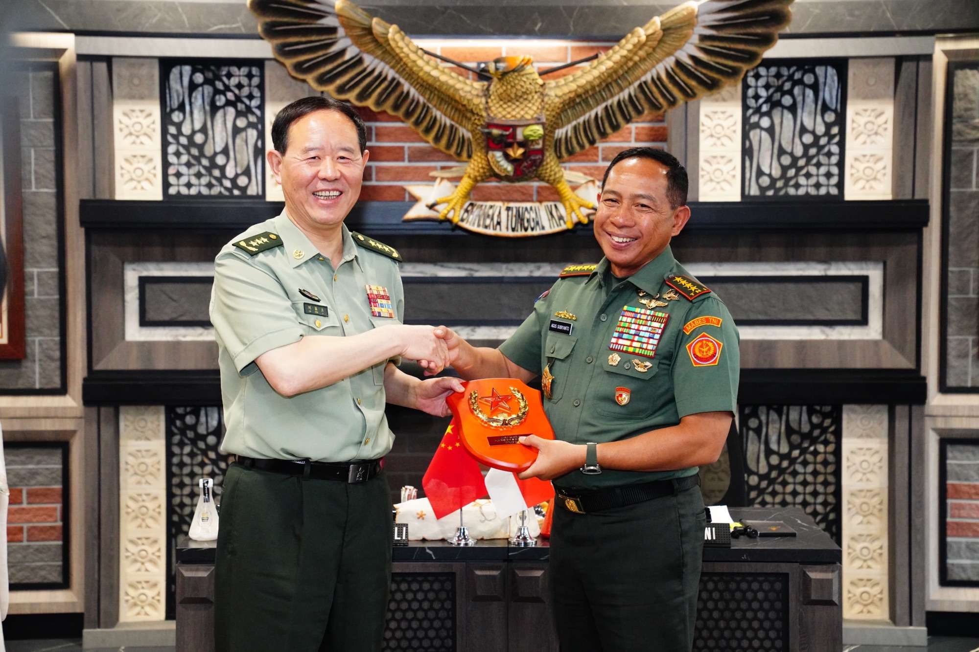 Panglima TNI Terima Kunjungan Kehormatan Kepala Staf Gabungan Angkatan Bersenjata RRT