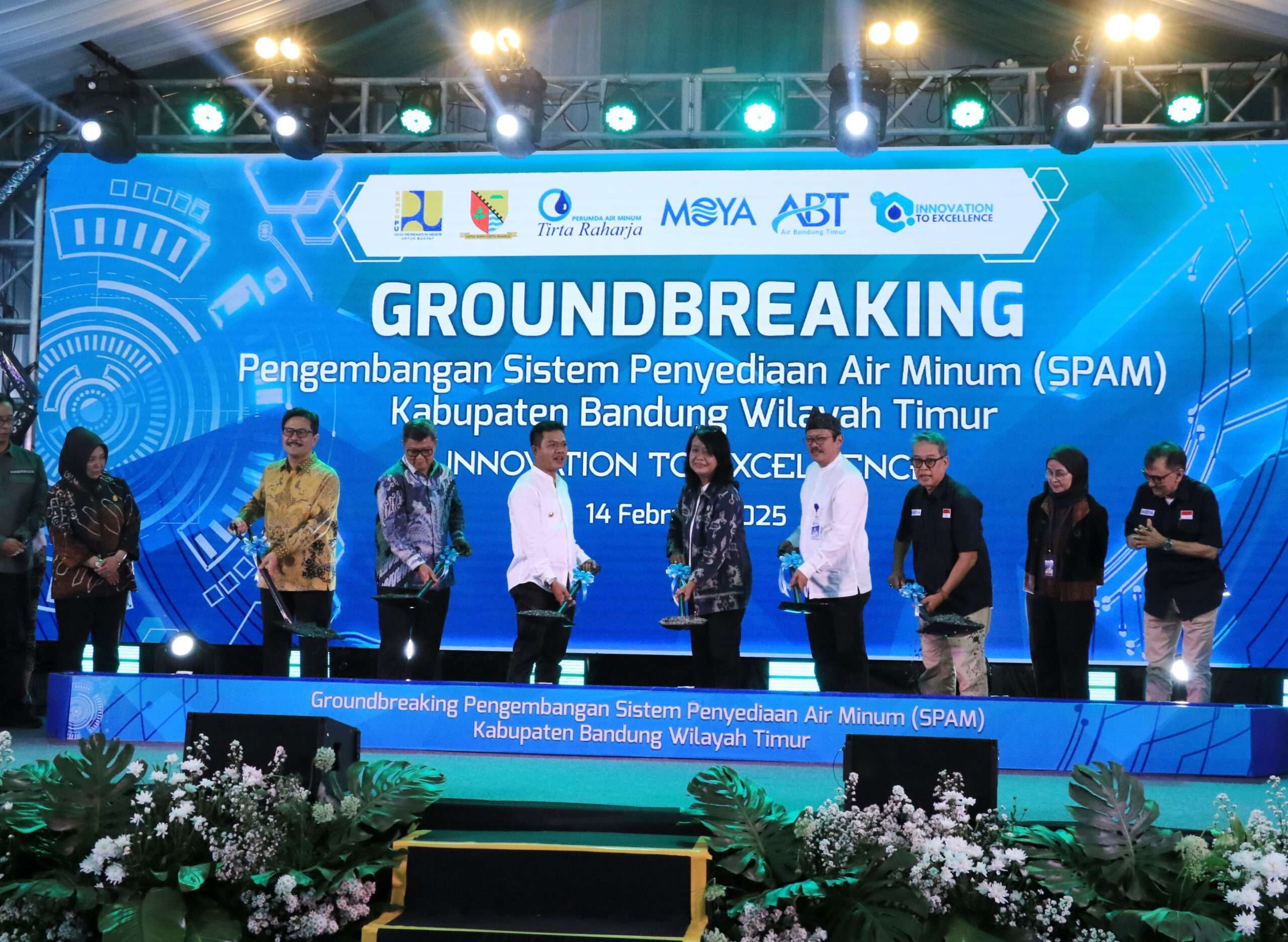 Momen yang Sangat Dinanti Warga Kabupaten Bandung Timur! Dadang Supriatna dan Dirut PDAM Tirta Raharja Dampingi Wamen PU Lakukan Groundbreaking SPAM