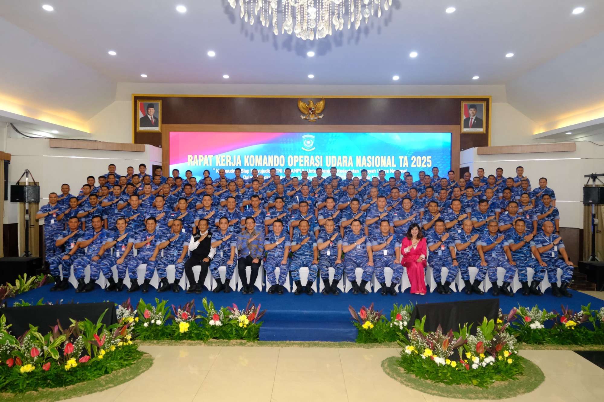Danlanud Sultan Hasanuddin Hadiri Rapat Kerja Komando Operasi Udara Nasional