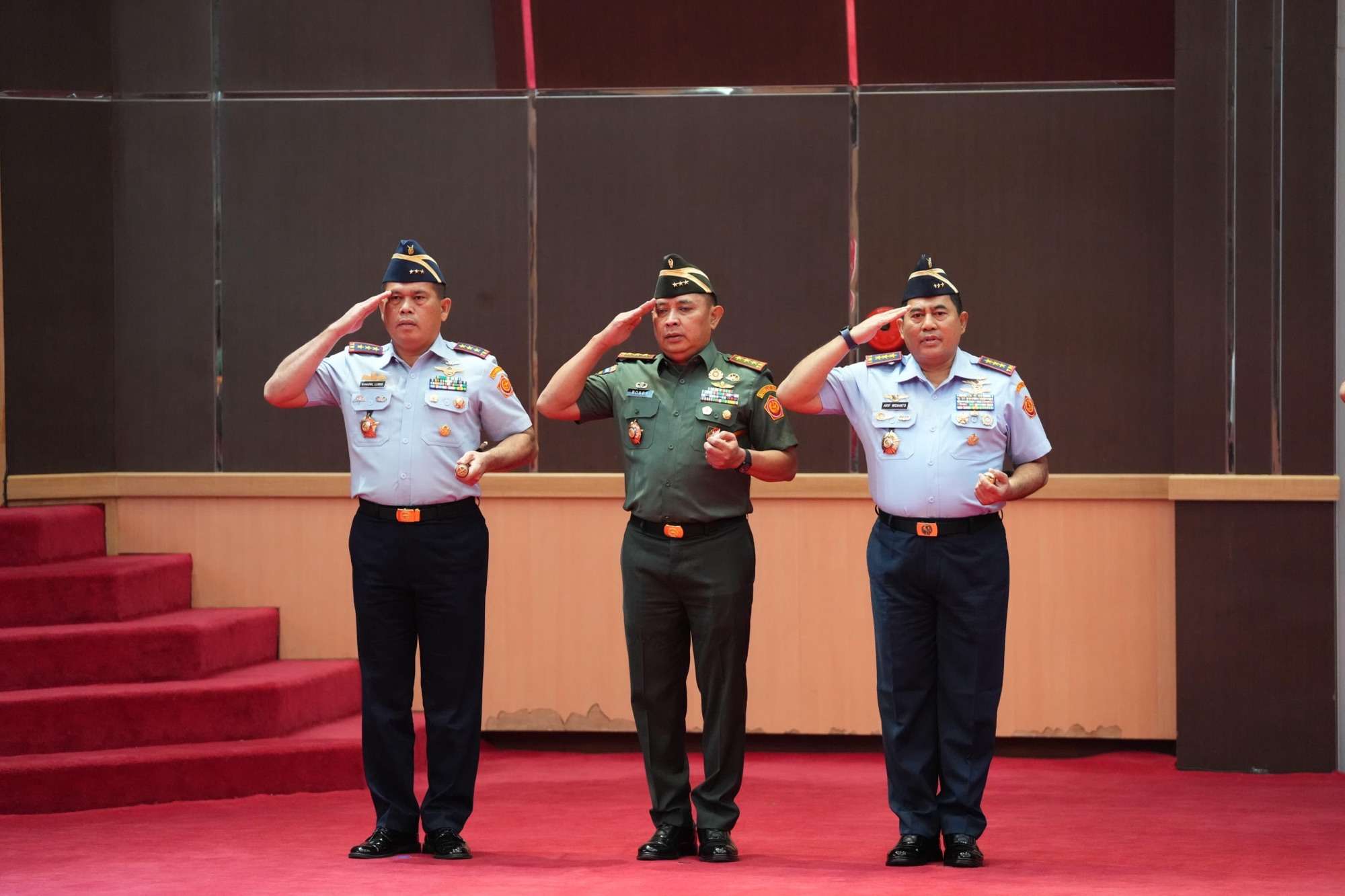 Kasum TNI Terima Laporan Korps Kenaikan Pangkat 32 Perwira Tinggi TNI