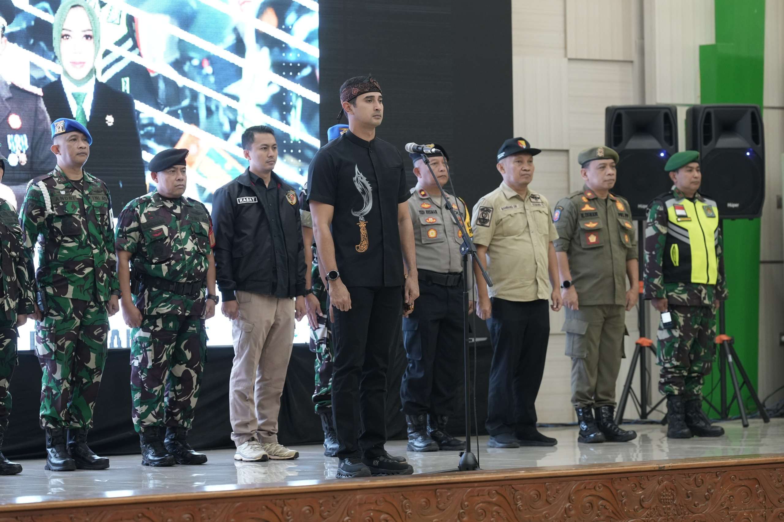 Wabup Ali Syakieb Pimpin Apel Kesiapsiagaan Satgas Pemberantasan Premanisme yang Digelar Forkopimda Kab. Bandung
