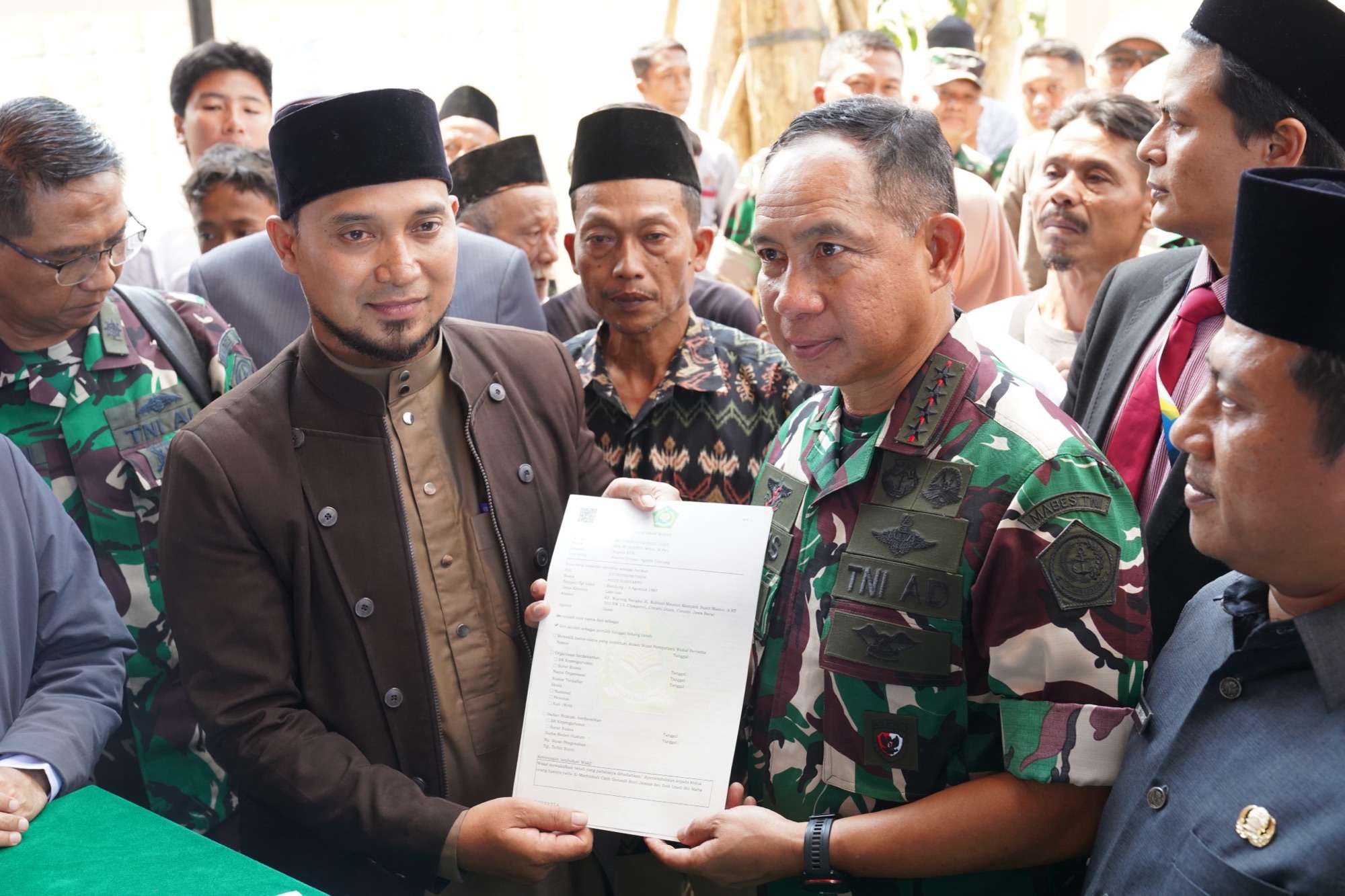 Panglima TNI Resmikan Masjid Jami Ar-Rohman di Cijulang, Pangandaran