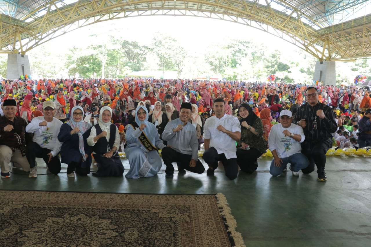 3.840 Anak PAUD Pecahkan Rekor MURI Membatik Ecoprint di Peringatan Hari Jadi ke-384 Kabupaten Bandung