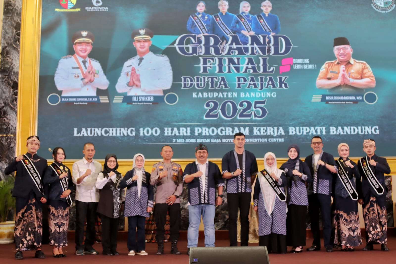 Wabup Ali Syakieb Buka Grand Final Pemilihan Duta Pajak 2025, Inovasi Bapenda Realisasikan Target PAD Rp. 1,4 Triliun