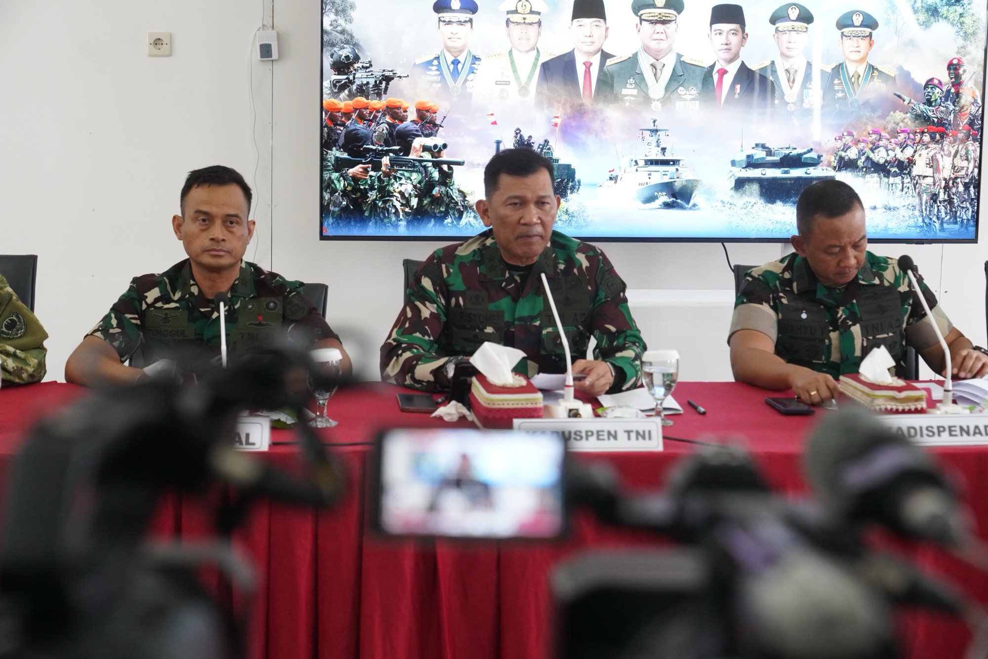 Panglima TNI dan Menhan RI Tinjau Geladi Bersih Upacara Gelar Pasukan Operasional dan Kehormatan Militer