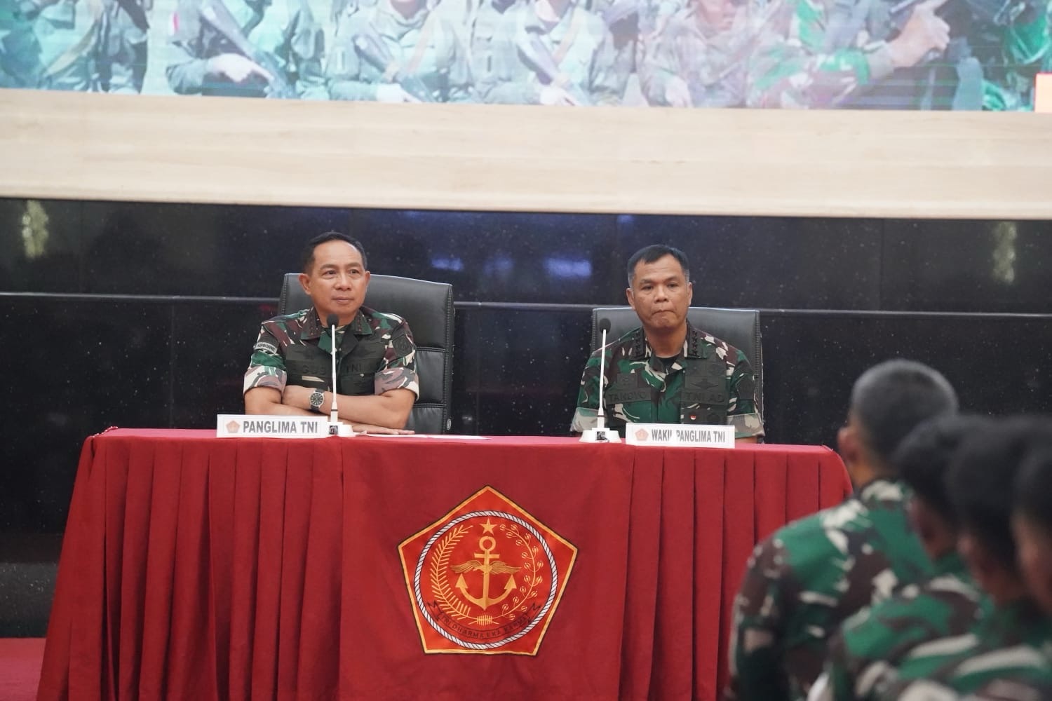 Panglima TNI Beri Pengarahan Kepada Personel Purna Tugas Latma Purkota Gelombang I Yordania dan Belarusia