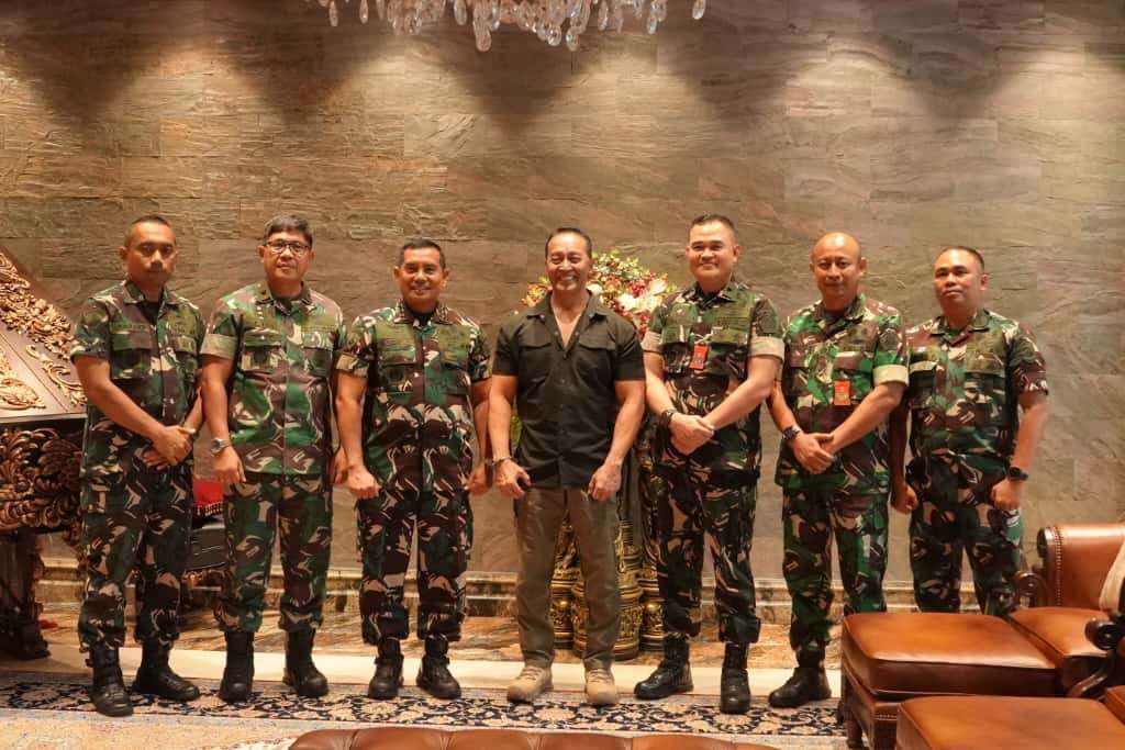 Pangkormar Anjangsana ke Mantan Panglima TNI Jenderal TNI (Purn) Andika Perkasa