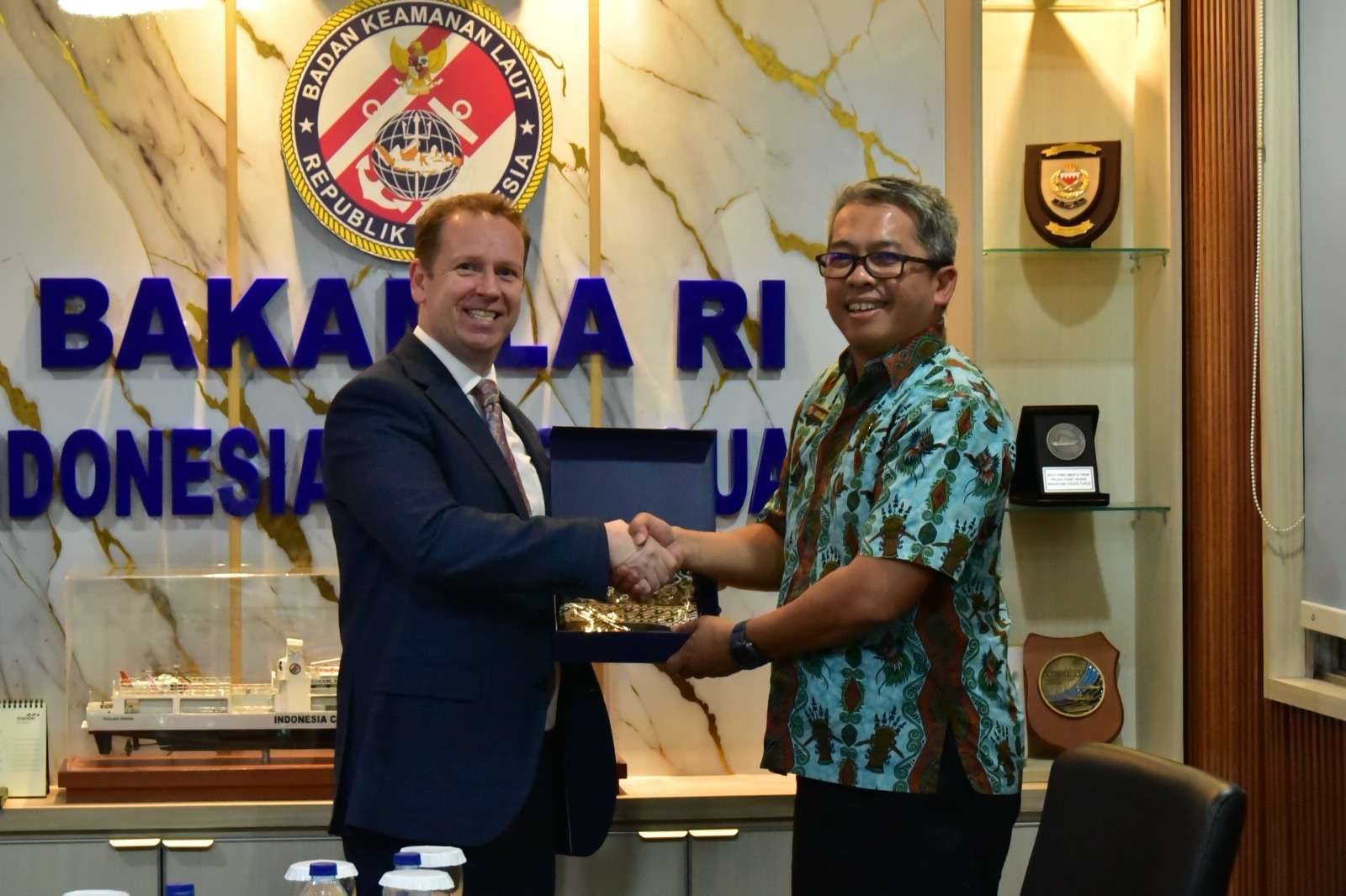 Bakamla RI – Inggris Perkuat Kerja Sama Strategis Bidang Keamanan Maritim