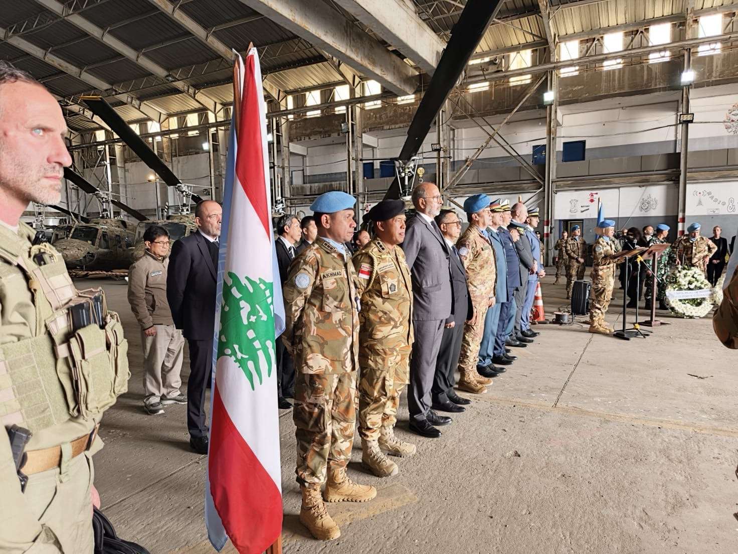 UNIFIL Gelar Upacara Memorial untuk Tiga Prajurit TNI yang Gugur di Lebanon Selatan