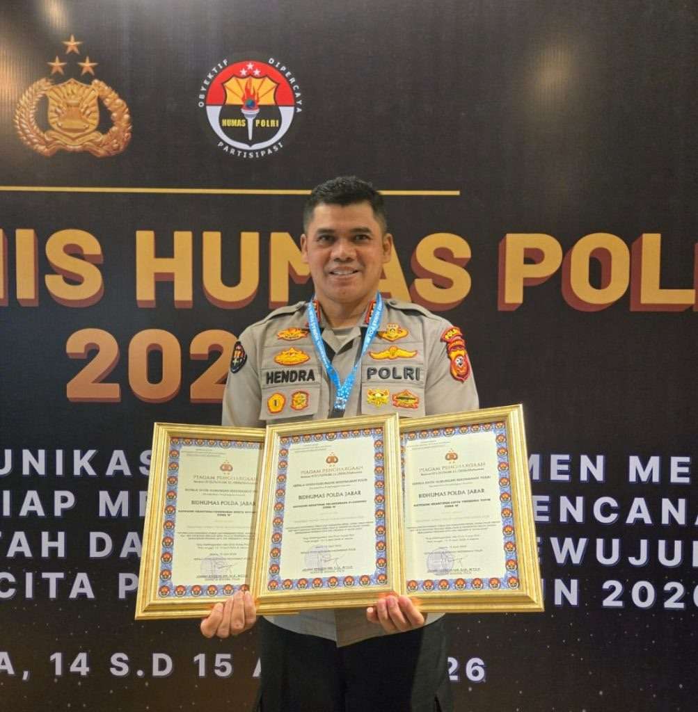 Dominasi Nasional, Kabid Humas Polda Jabar Juara 1 Cipta Trending Topik Rakernis Humas Polri 2026