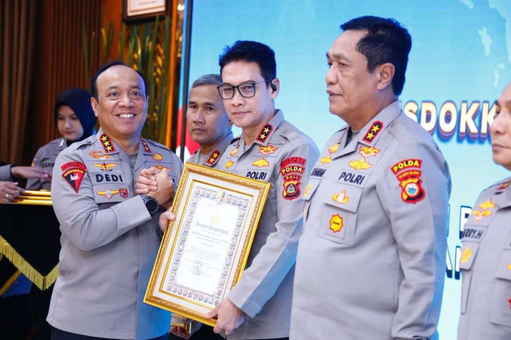 POLRI BERI PENGHARGAAN IKPA TERBAIK PADA RAKERNIS EMPAT FUNGSI PUSAT POLRI 2026
