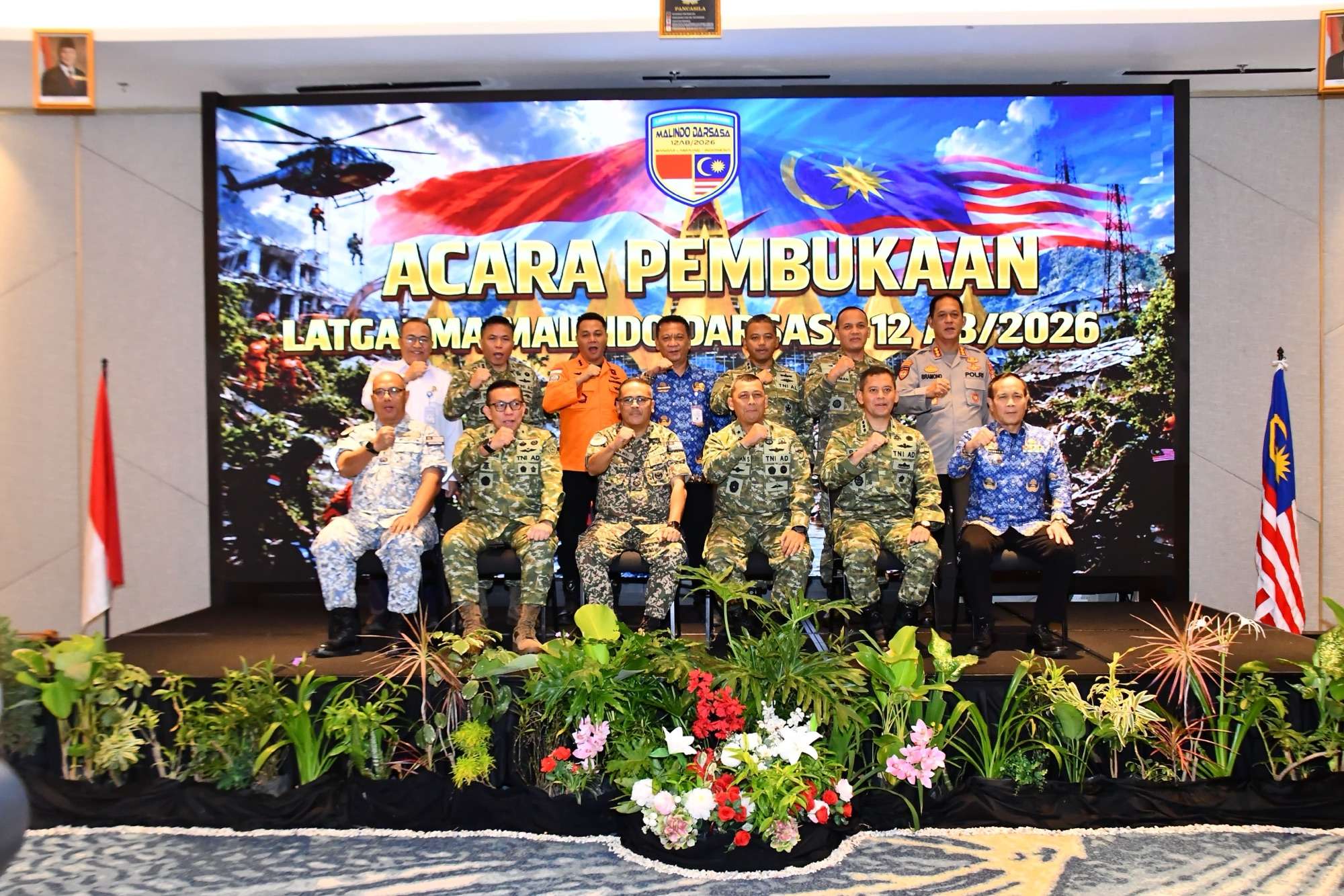 TNI dan Angkatan Bersenjata Malaysia Gelar Latgabma Malindo Darsasa 12AB/2026