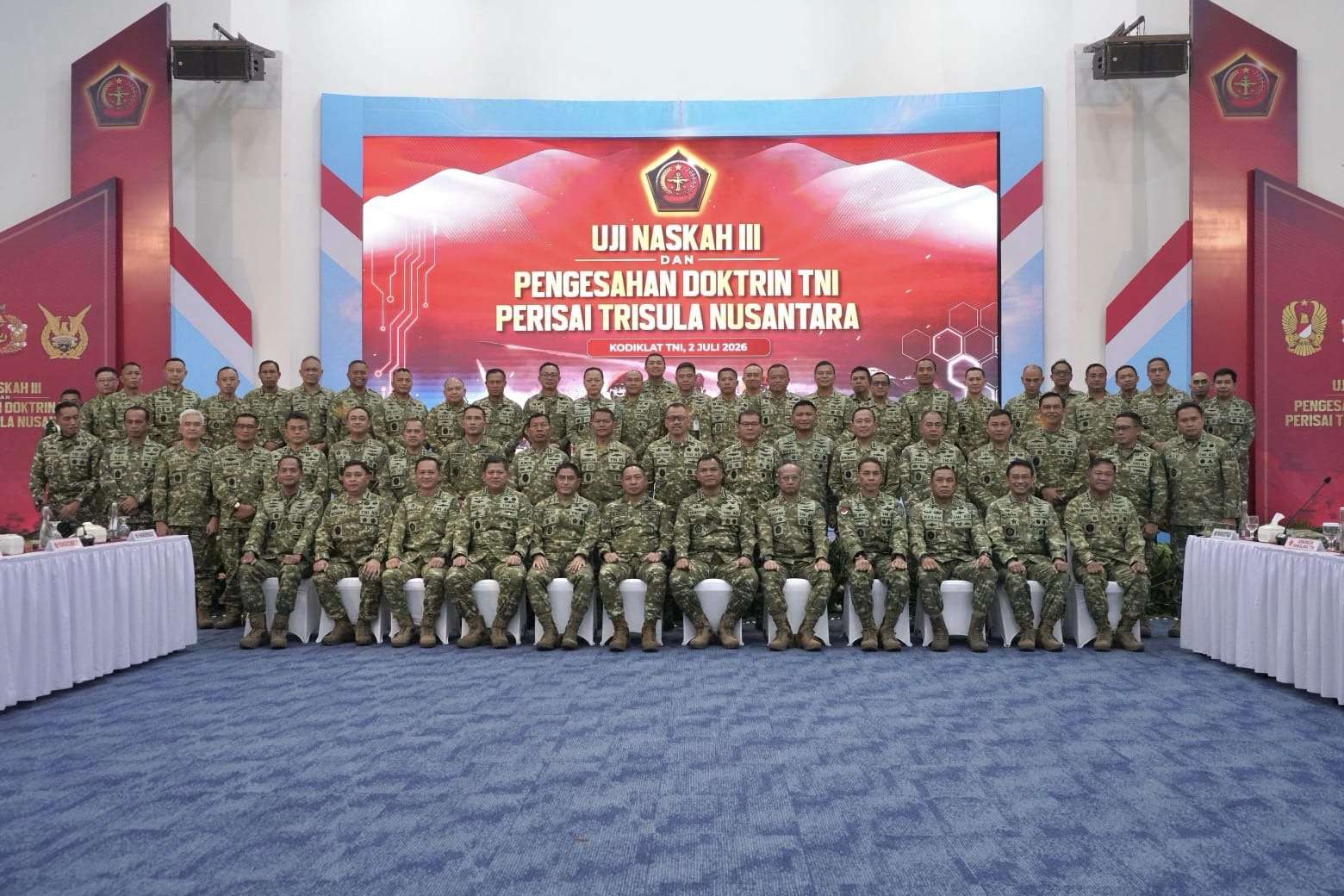Panglima TNI Pimpin Pengesahan Doktrin “Perisai Trisula Nusantara”, Tegaskan Adaptasi TNI Hadapi Perang Modern