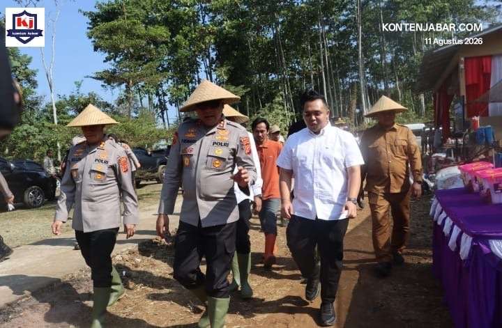 Kapolda Jabar Tinjau Sentra Budidaya Bawang Putih 5 Hektar Di Kuningan Dukung Ketahanan Pangan Nasional