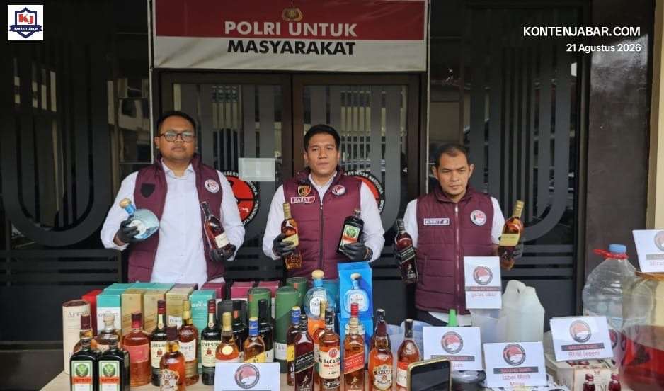 Polresta Bandung Ungkap Kasus Peredaran Miras Oplosan ILegal