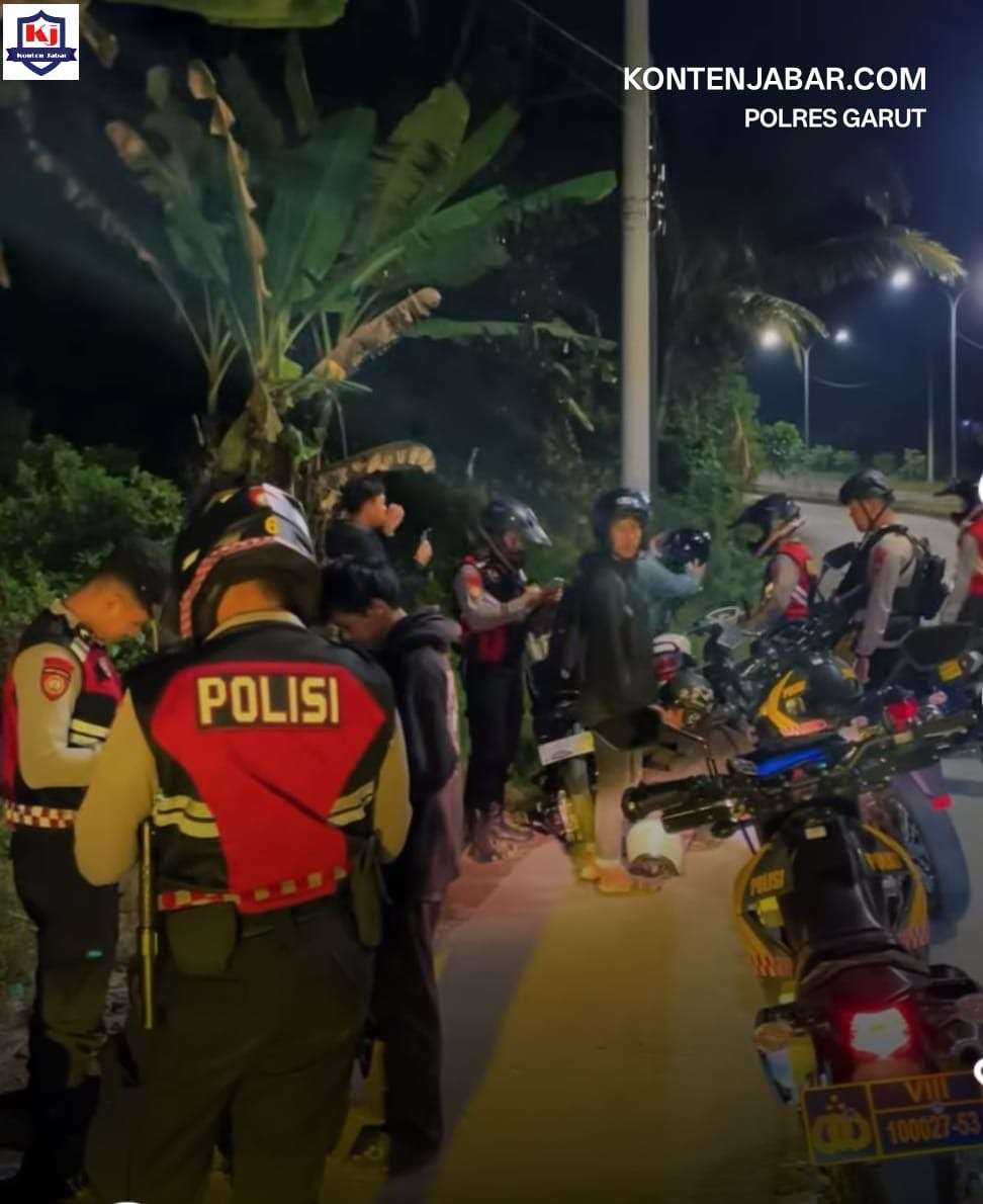 Malam Tak Menghalangi, Polres Garut Terus Turun Cegah Kriminalitas